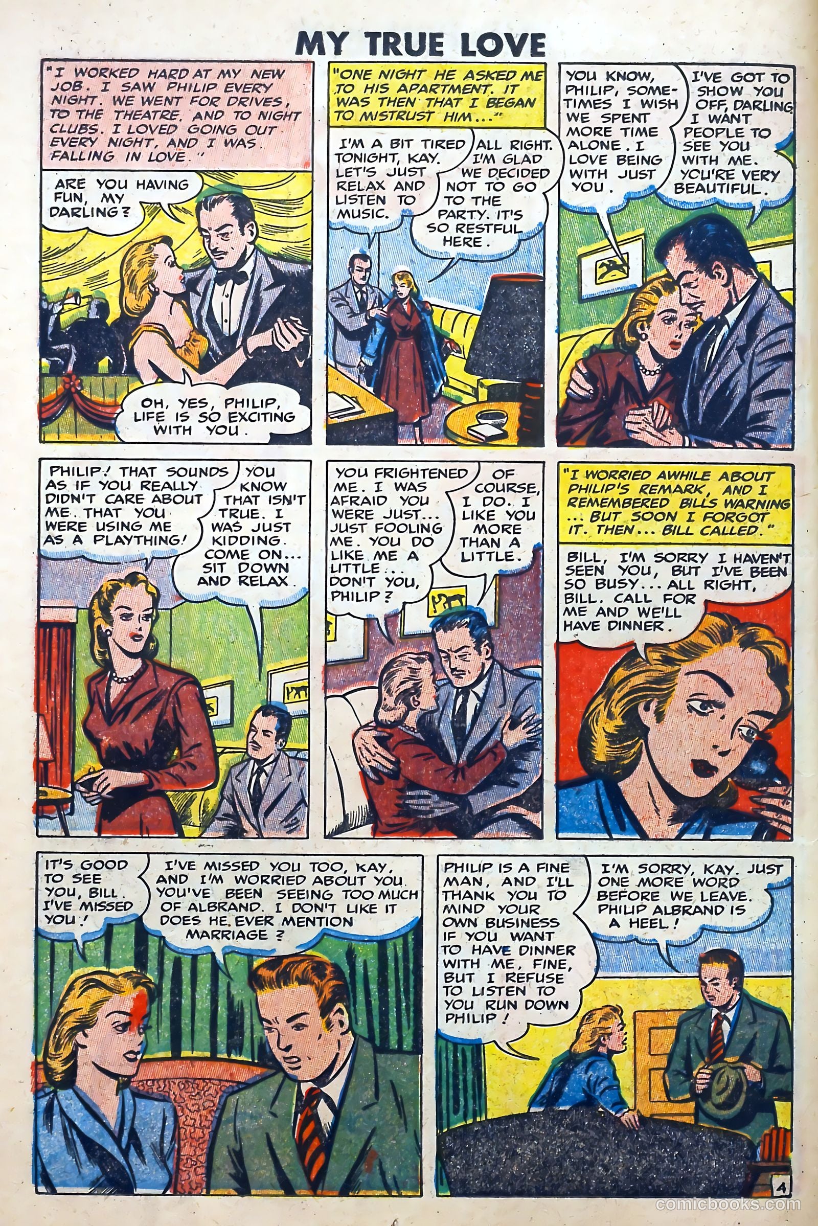 My True Love #65 (1950) — page 14 of 36