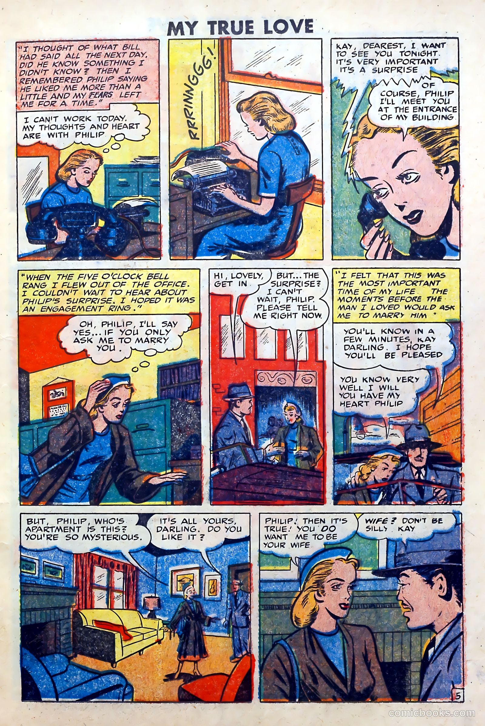 My True Love #65 (1950) — page 15 of 36