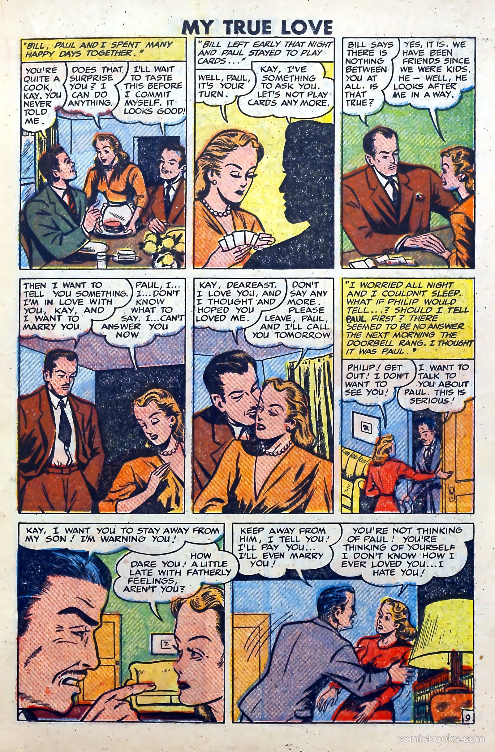 My True Love #65 (1950) — page 19 of 36