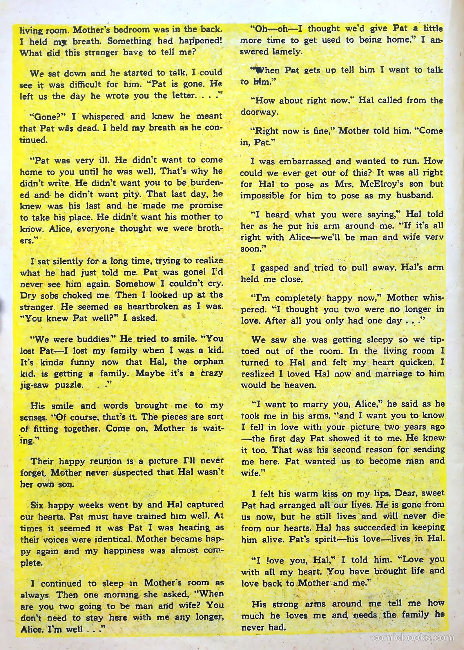 My True Love #65 (1950) — page 22 of 36