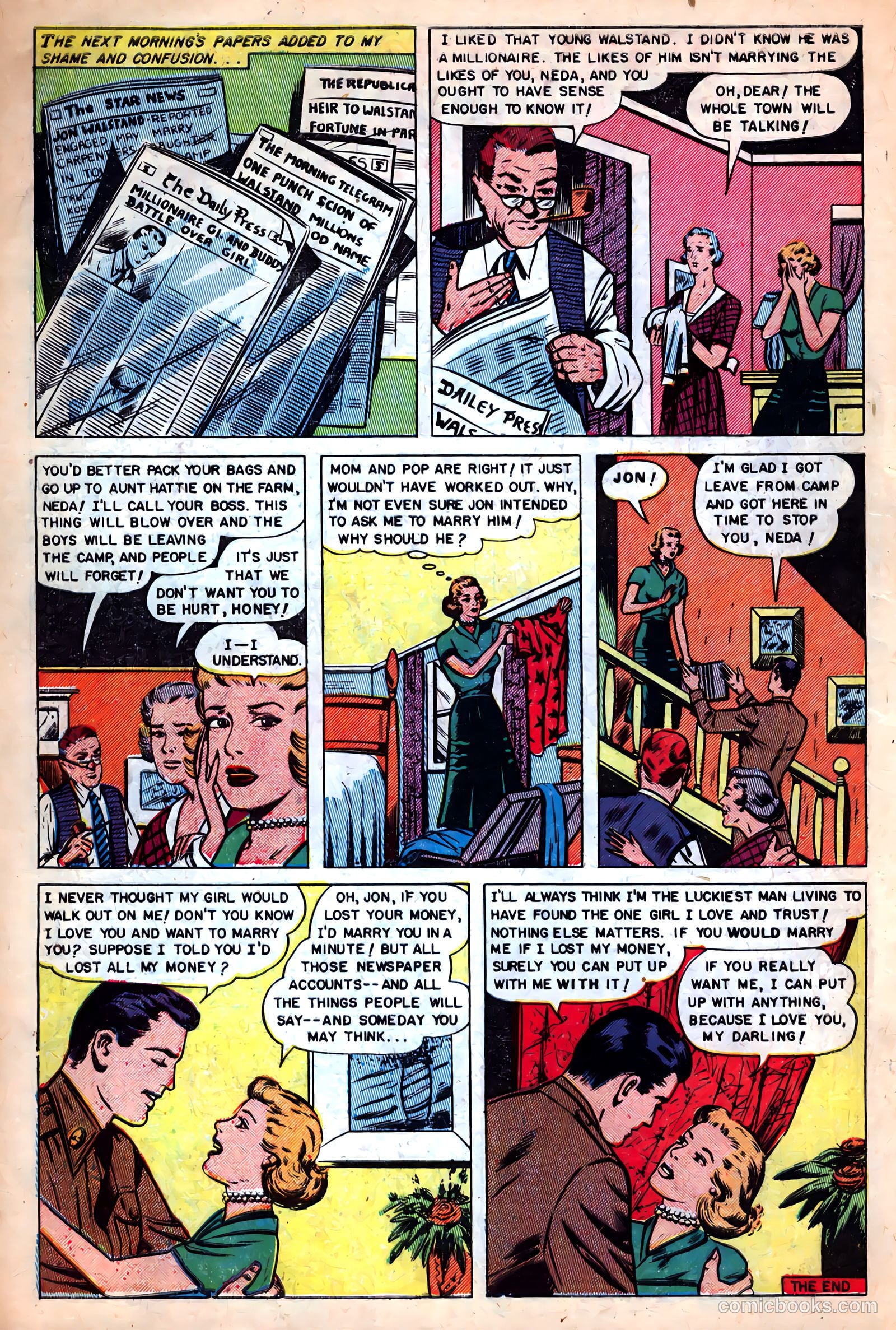 Complete Love Magazine #163 (1951) — page 18 of 36