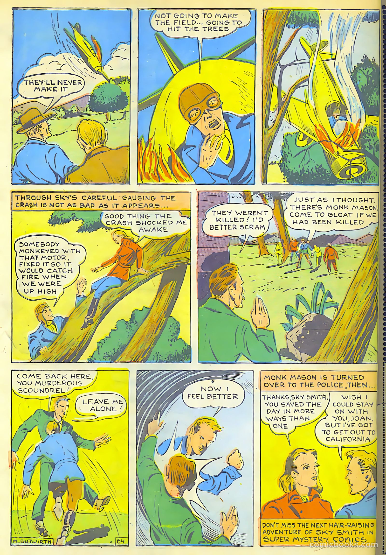 Super-Mystery Comics v2 #1 — page 66 of 68