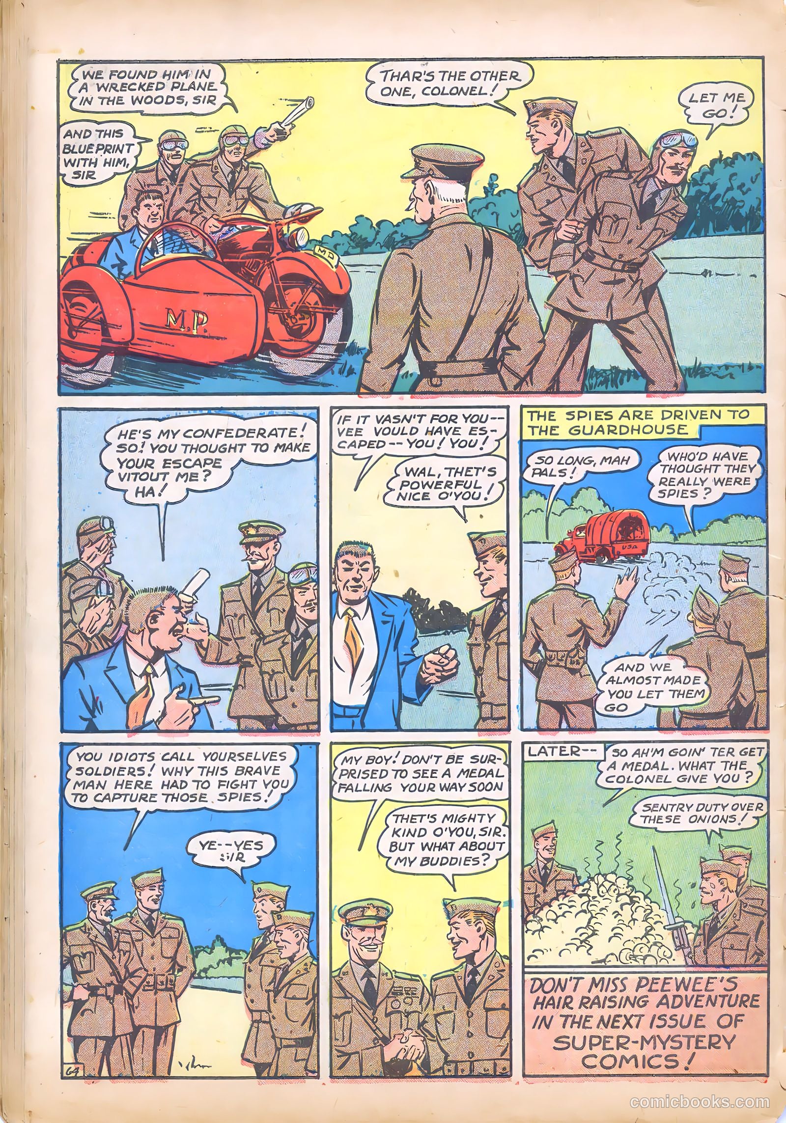 Super-Mystery Comics v2 #5 — page 66 of 68