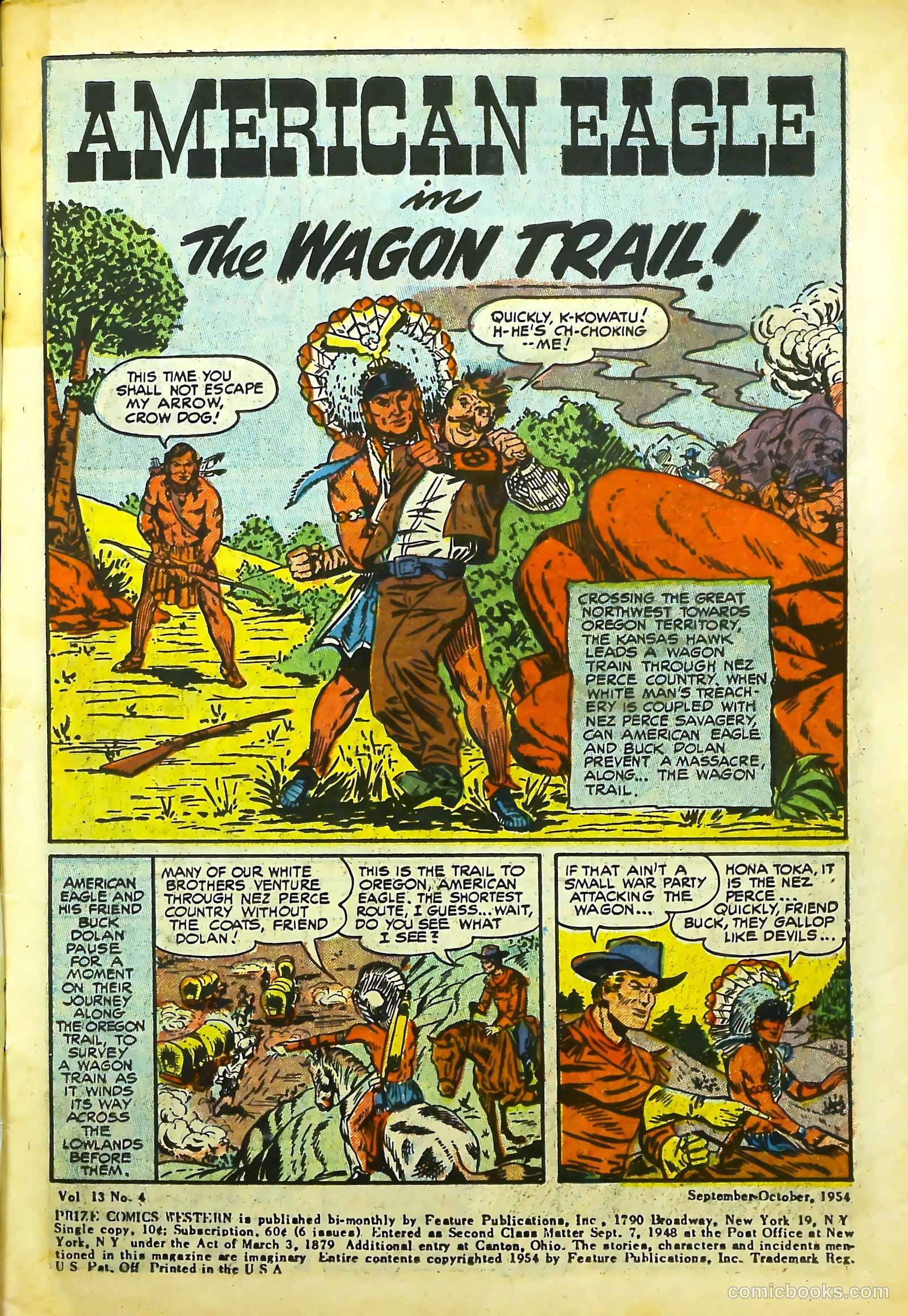 Prize Comics Western #107 (1950) — page 3 of 37