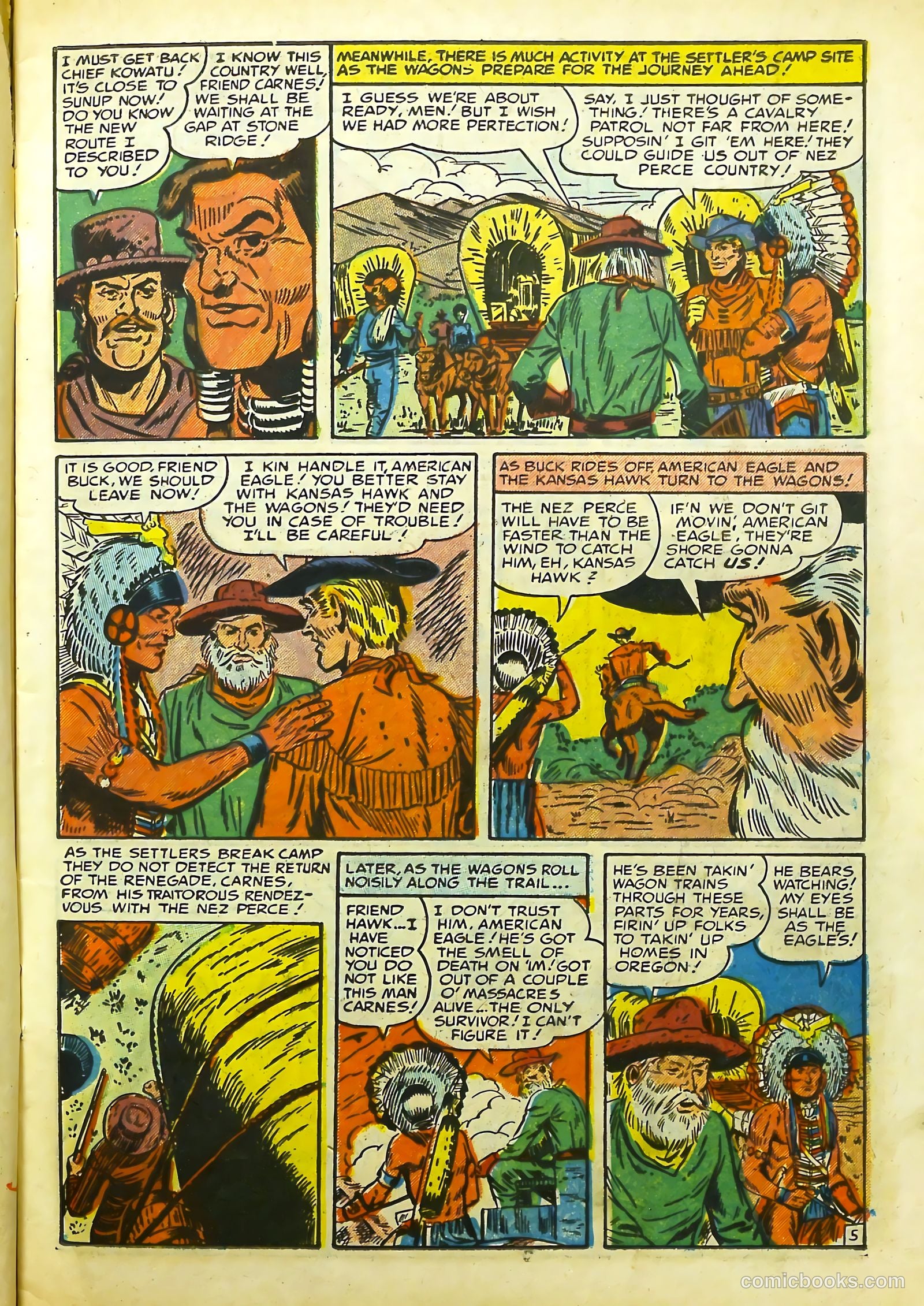 Prize Comics Western #107 (1950) — page 7 of 37