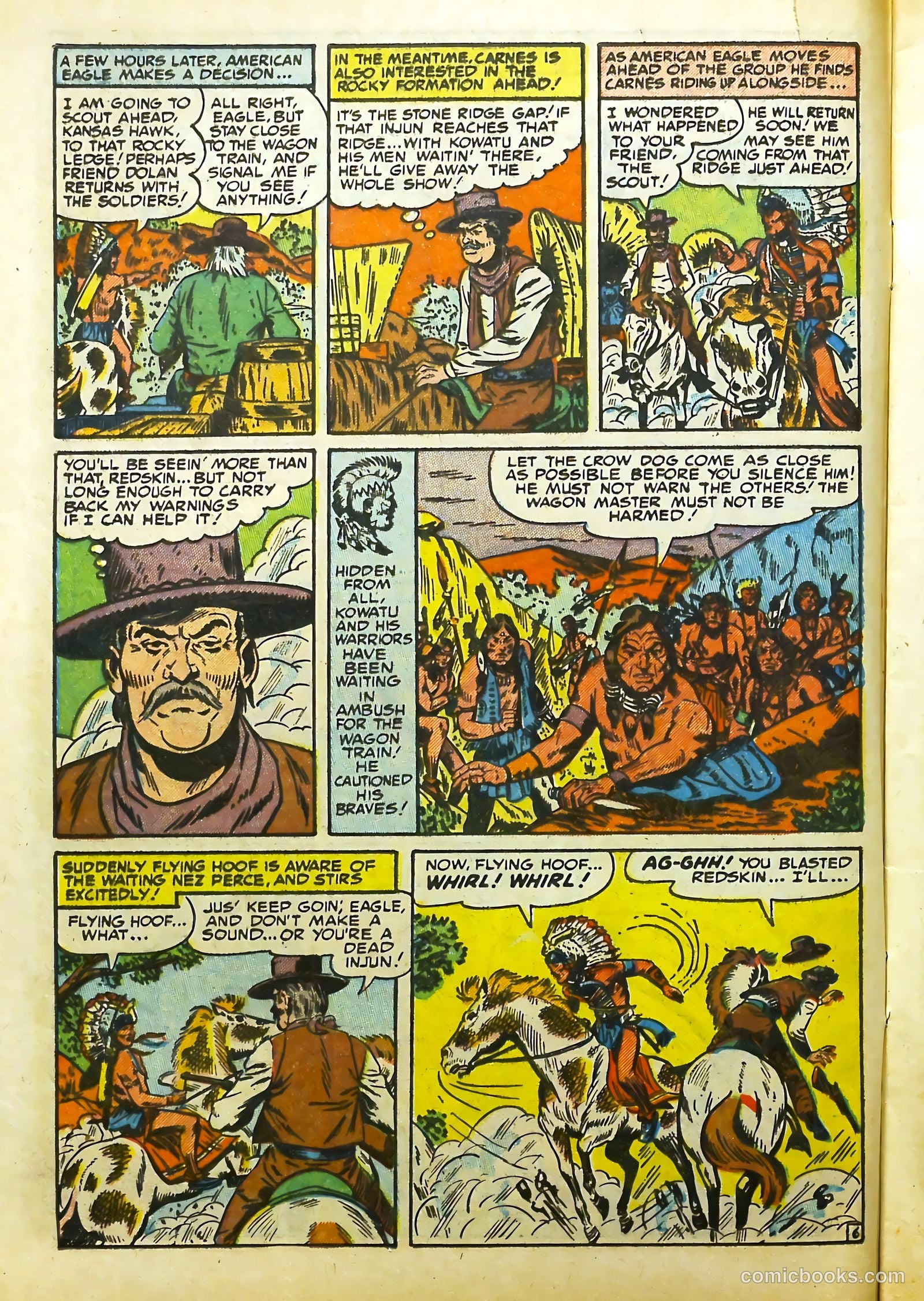 Prize Comics Western #107 (1950) — page 8 of 37