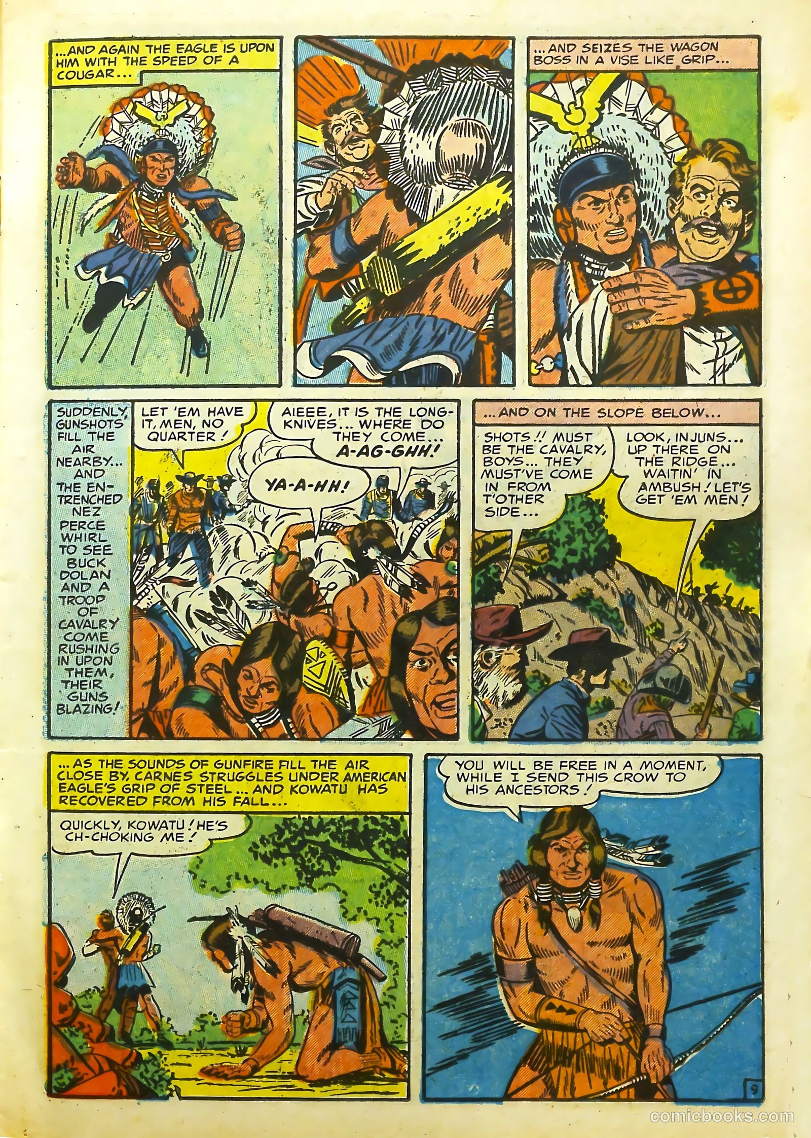 Prize Comics Western #107 (1950) — page 11 of 37