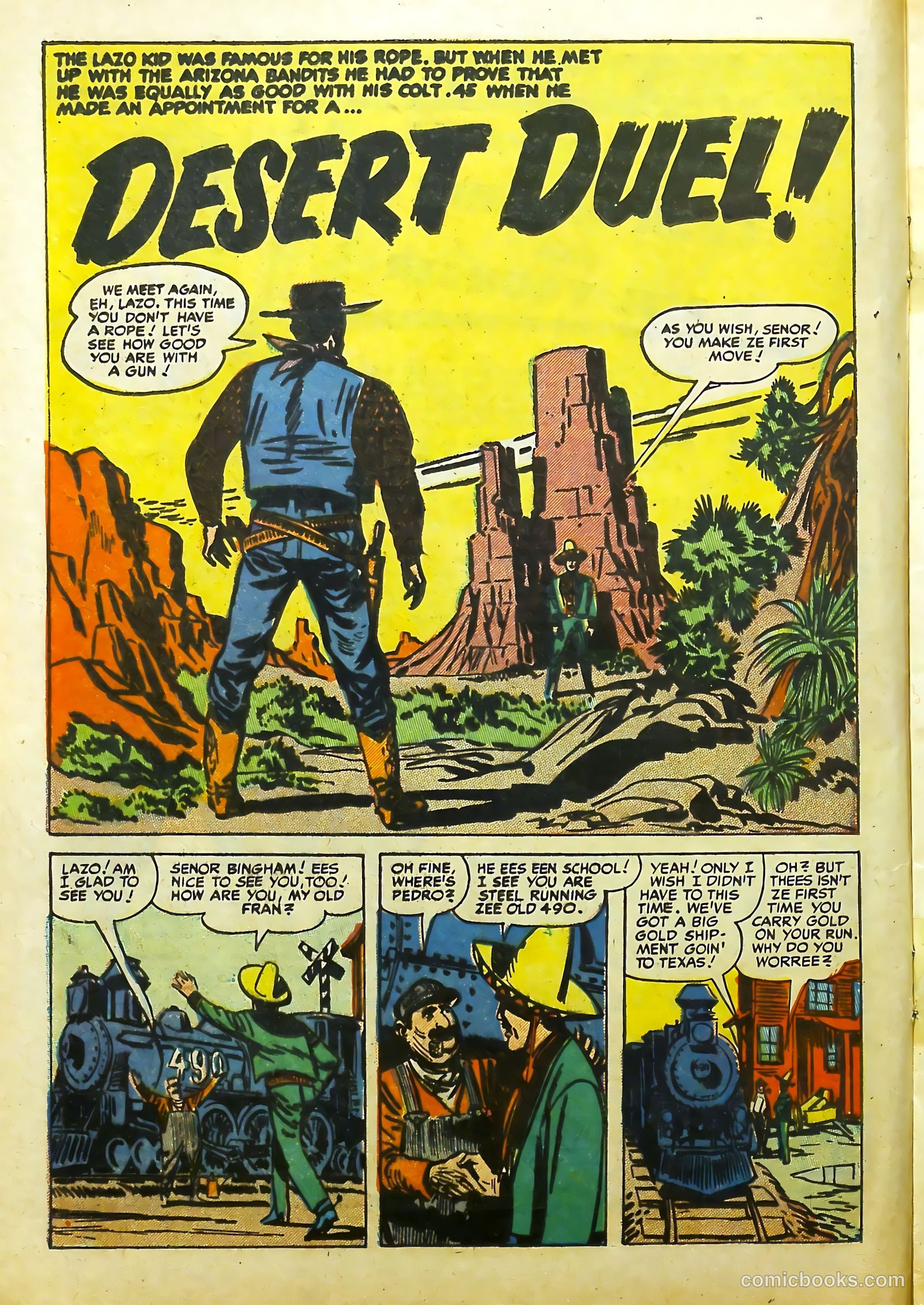 Prize Comics Western #107 (1950) — page 16 of 37