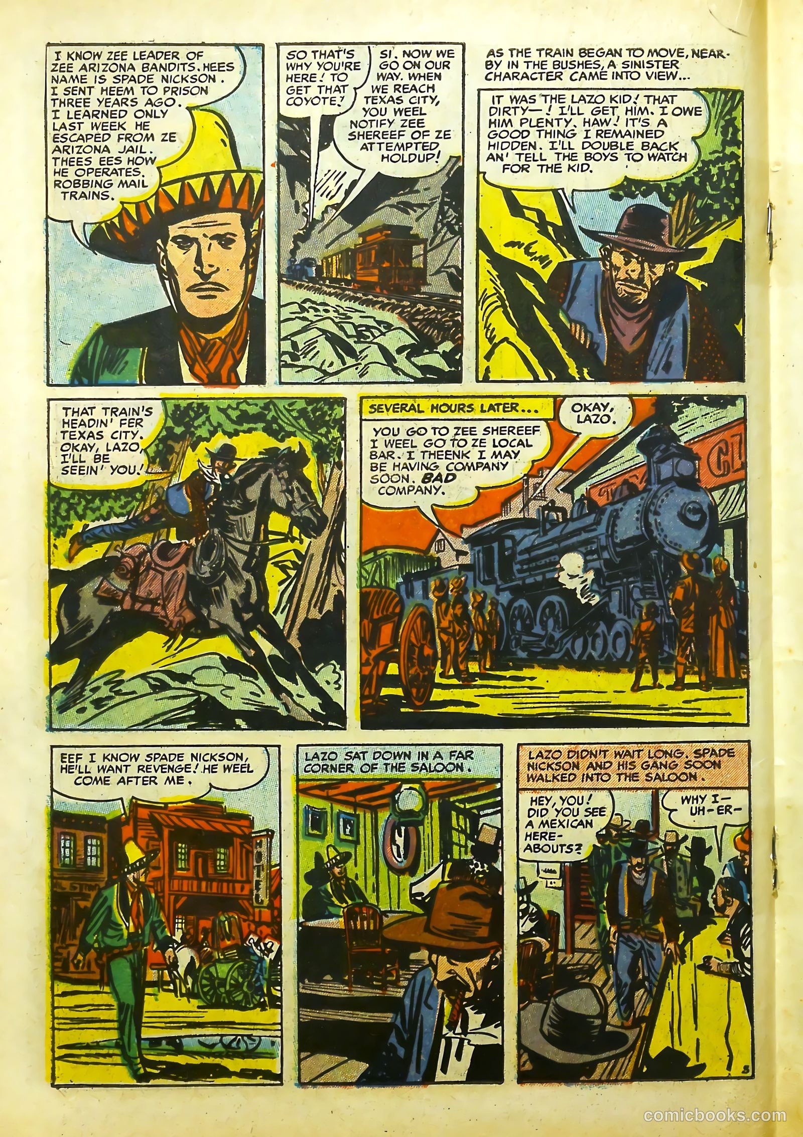 Prize Comics Western #107 (1950) — page 18 of 37