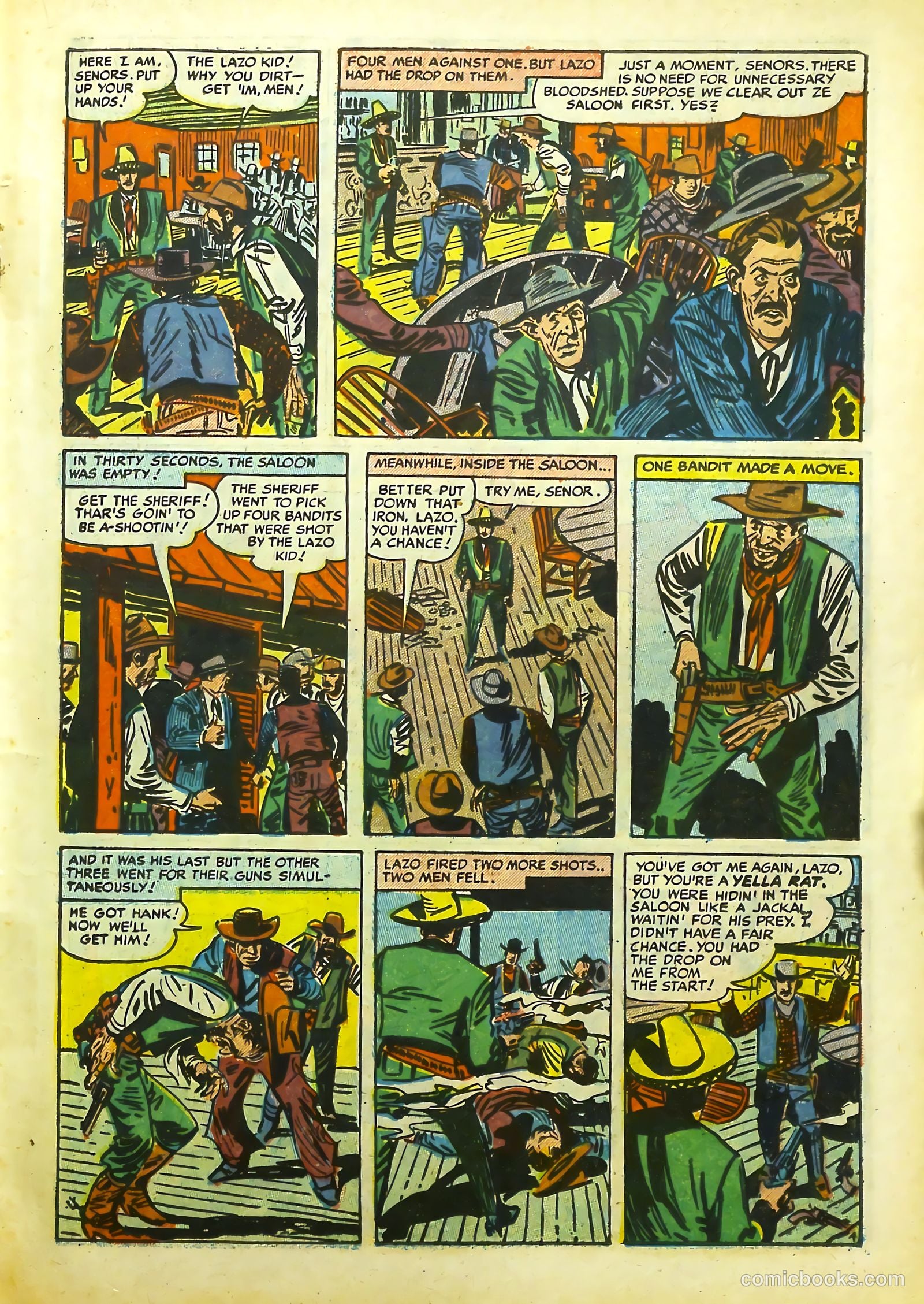 Prize Comics Western #107 (1950) — page 19 of 37