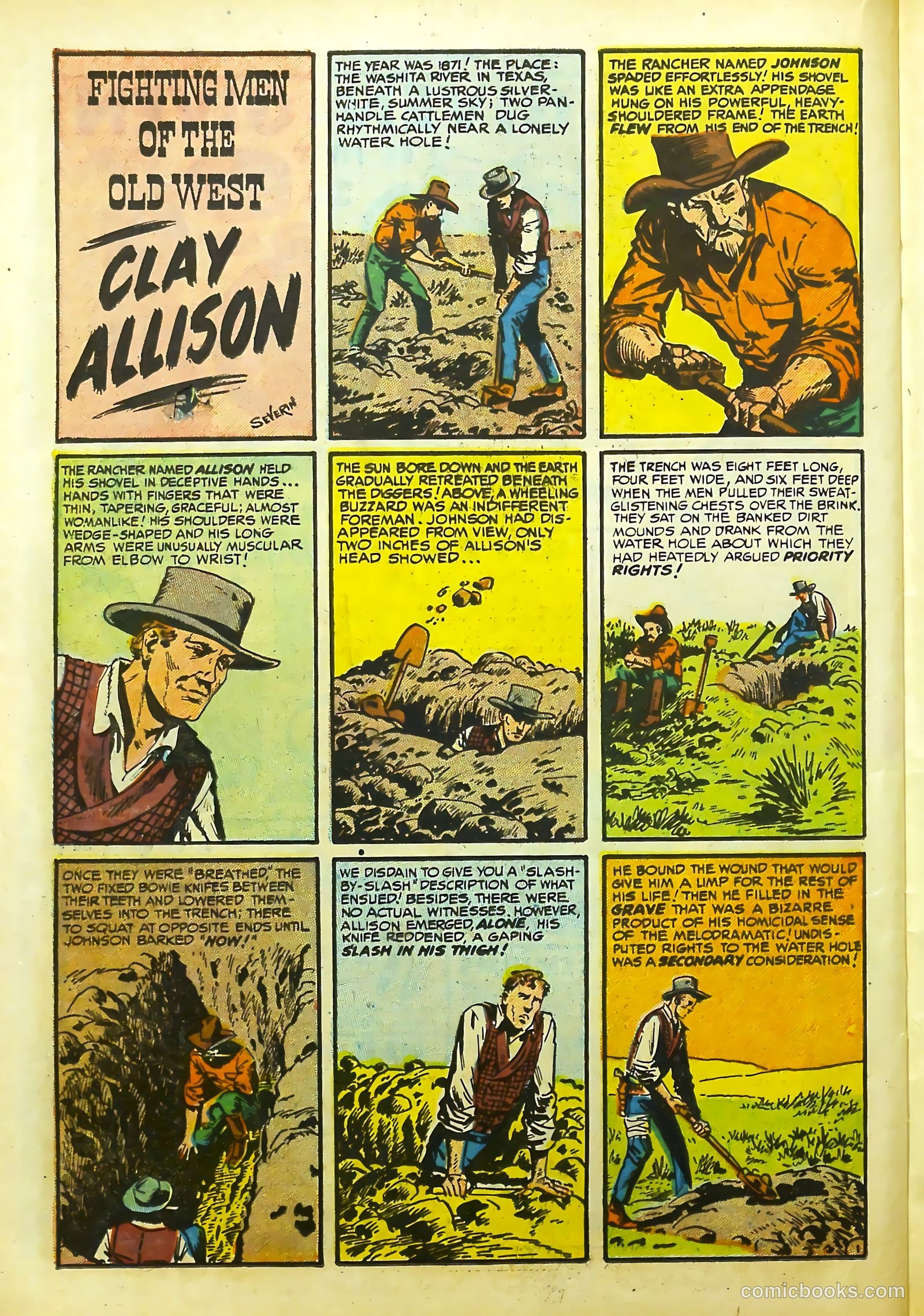 Prize Comics Western #107 (1950) — page 22 of 37