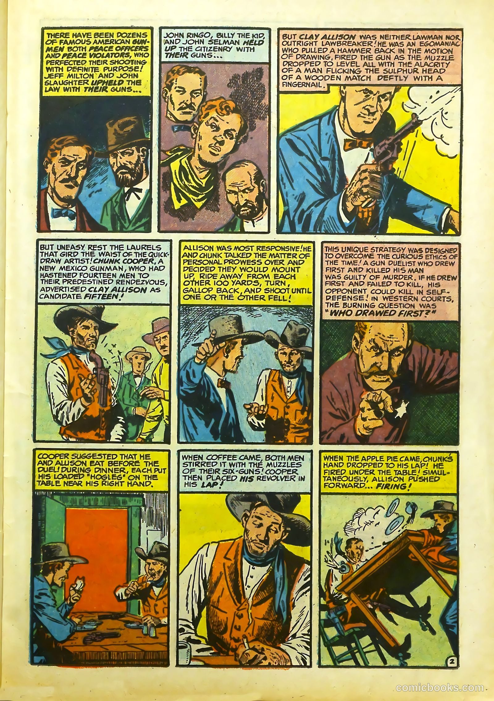 Prize Comics Western #107 (1950) — page 23 of 37