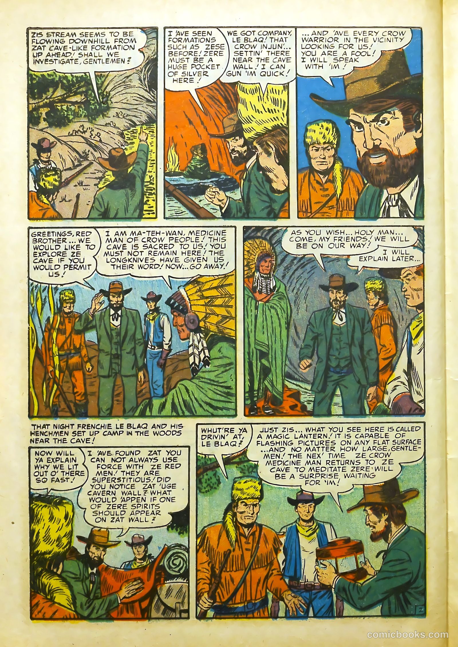 Prize Comics Western #107 (1950) — page 28 of 37