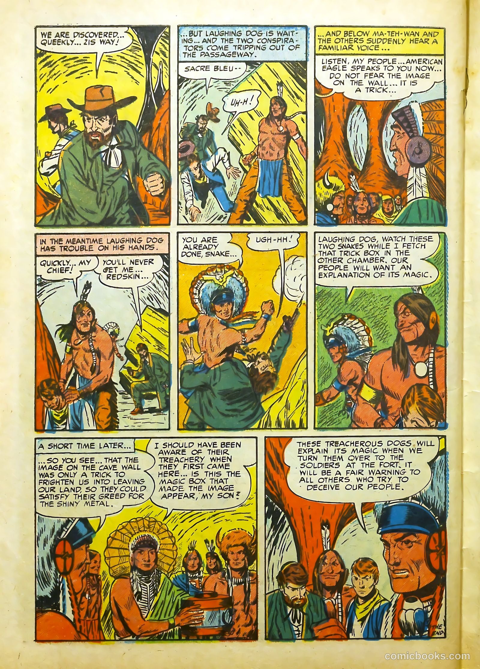 Prize Comics Western #107 (1950) — page 32 of 37