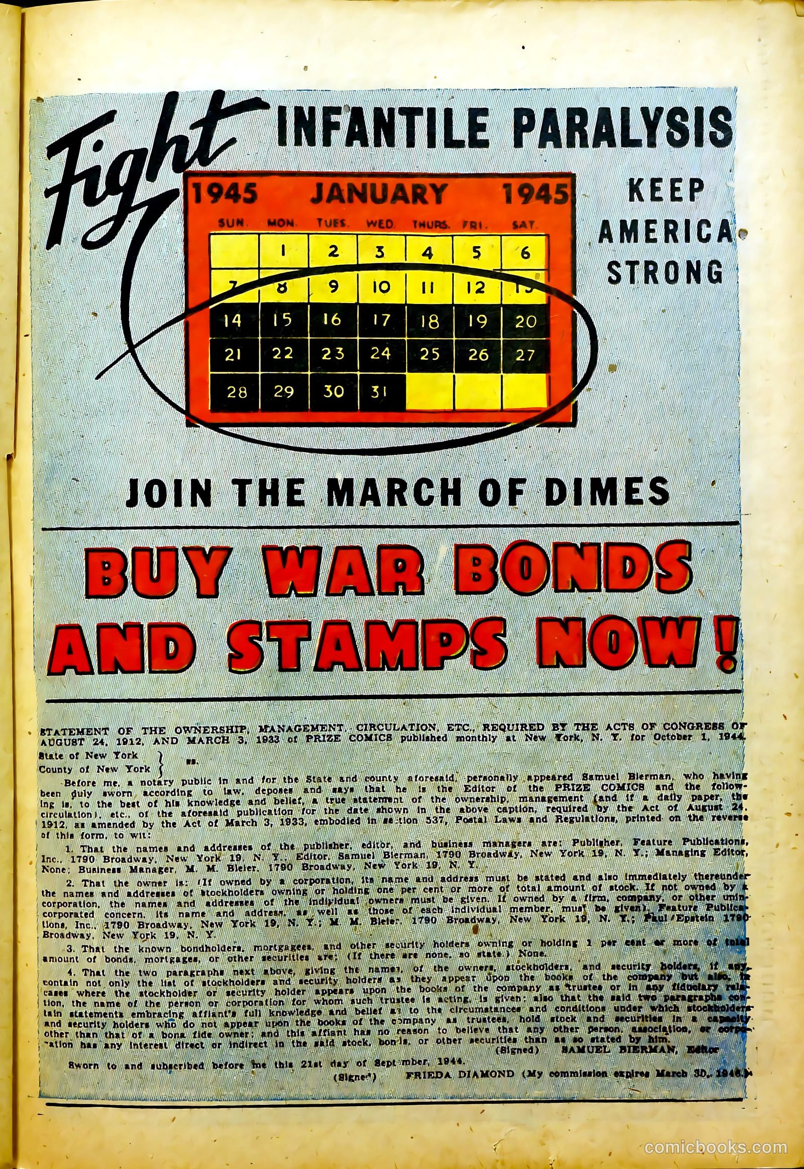 Prize Comics #51 (1940) — page 33 of 52
