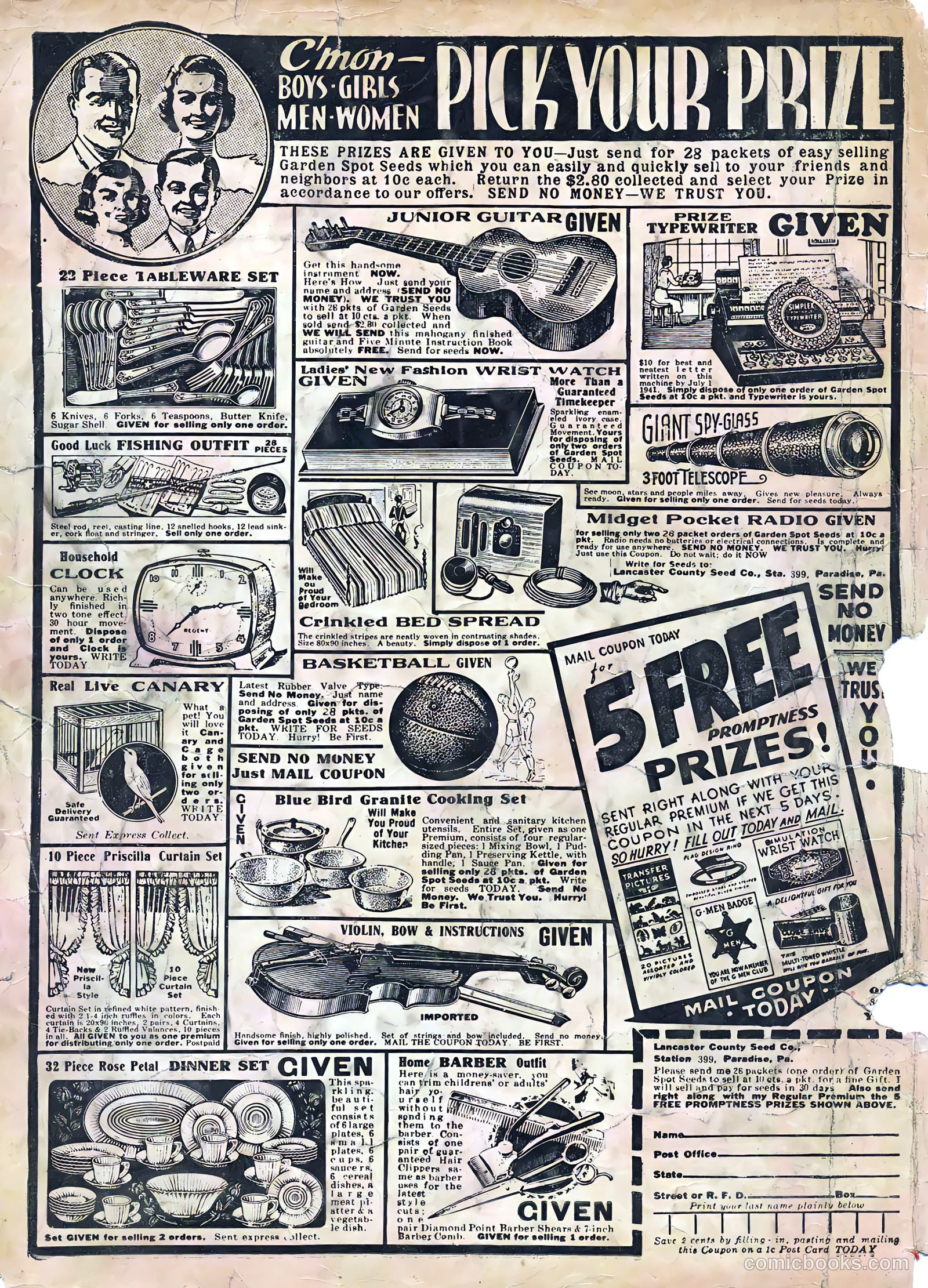 Prize Comics #11 (1940) — page 2 of 68