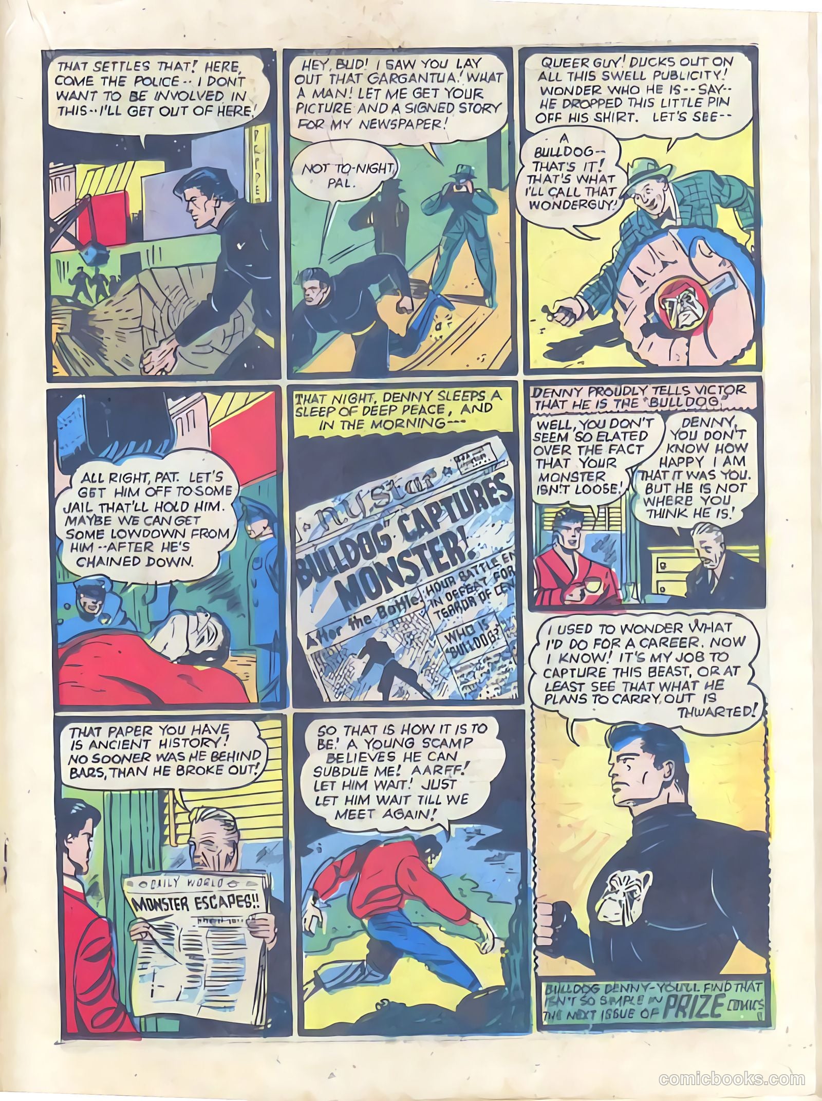 Prize Comics #11 (1940) — page 35 of 68