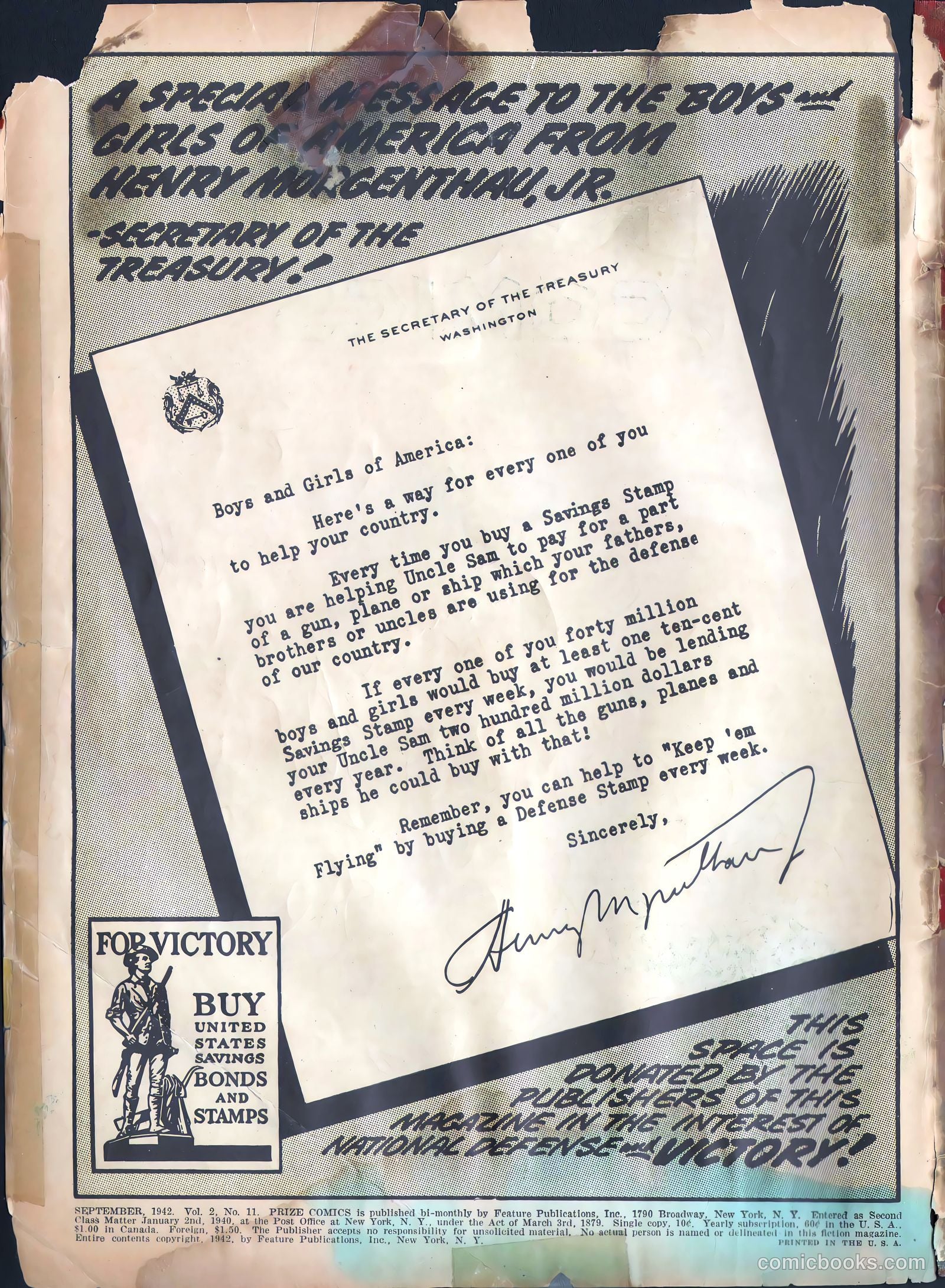 Prize Comics #23 (1940) — page 3 of 69