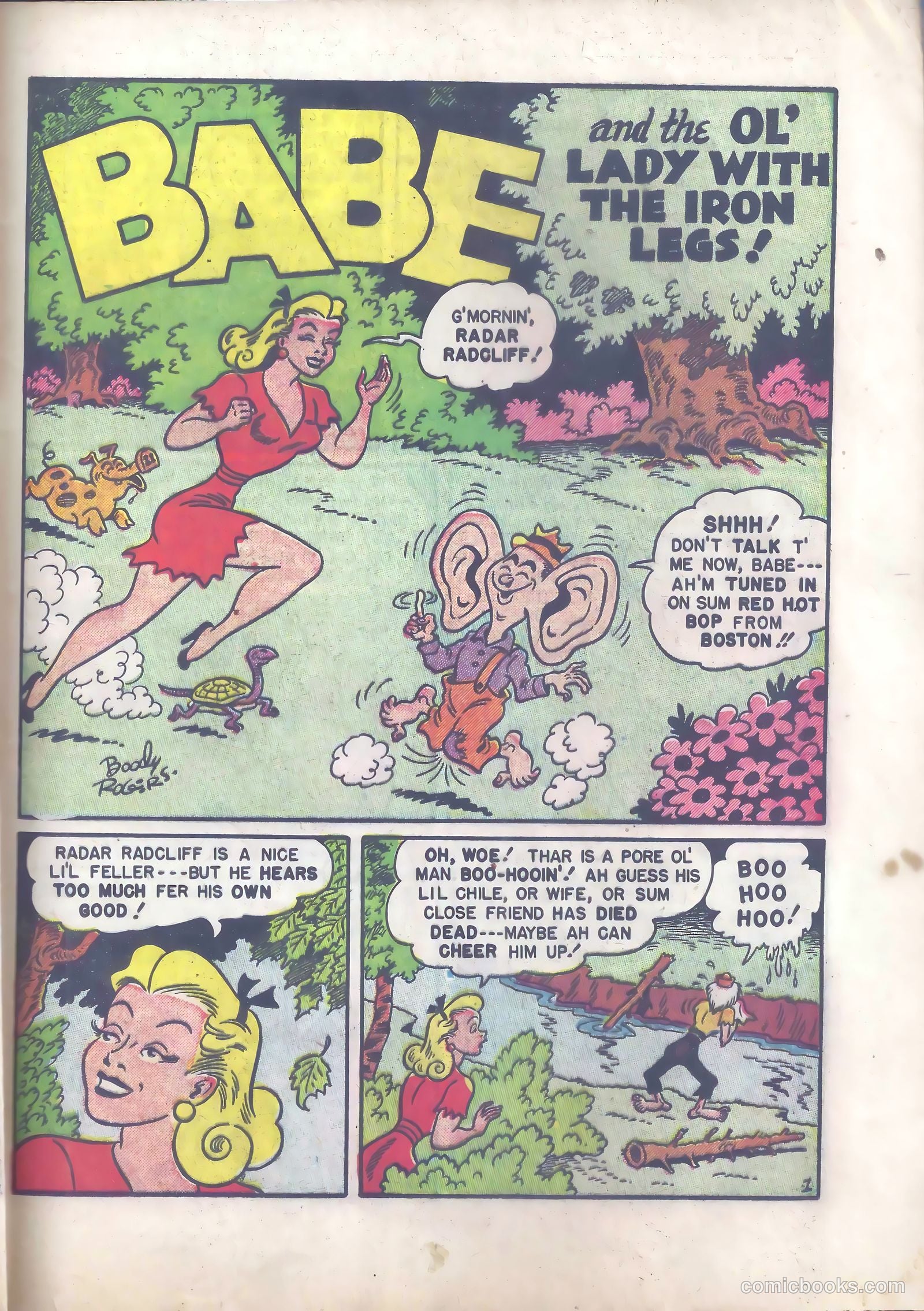 Babe, Darling of the Hills #11 (1949) — page 35 of 52