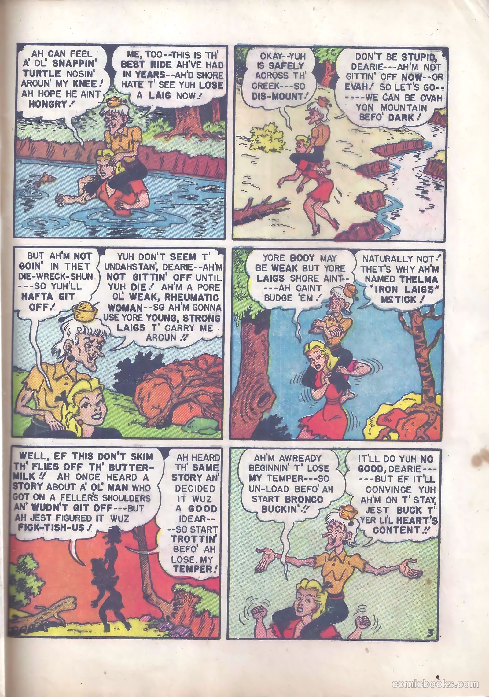 Babe, Darling of the Hills #11 (1949) — page 38 of 52