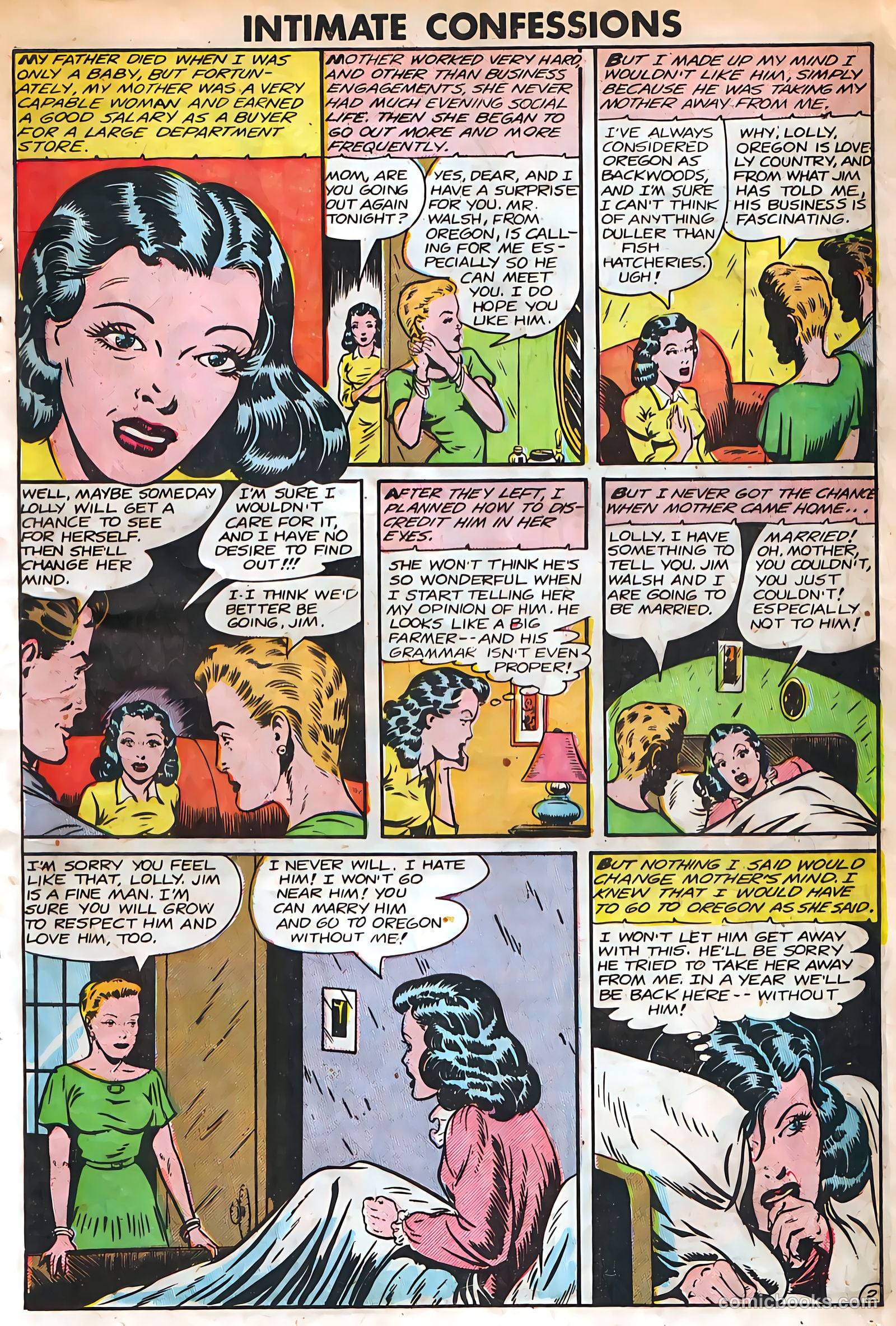 My Desire, Intimate Confessions #4 (1950) — page 2 of 34