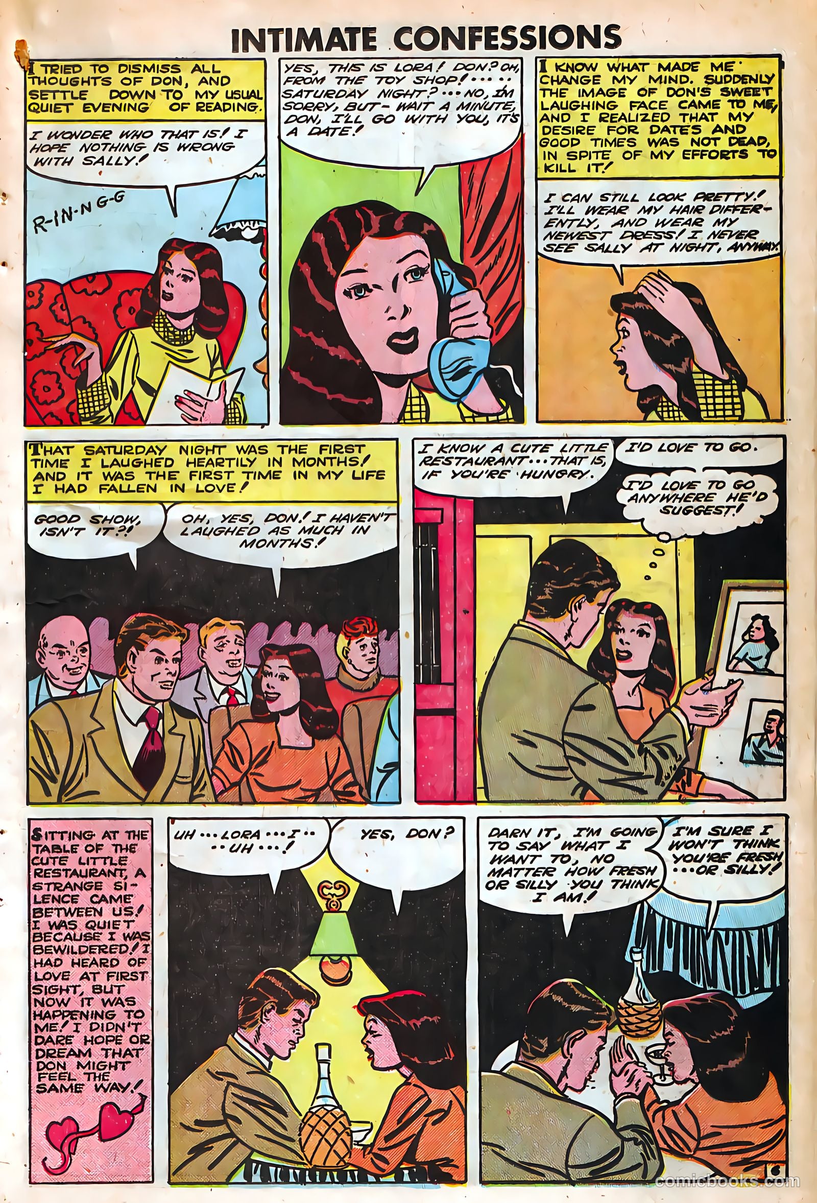 My Desire, Intimate Confessions #4 (1950) — page 16 of 34