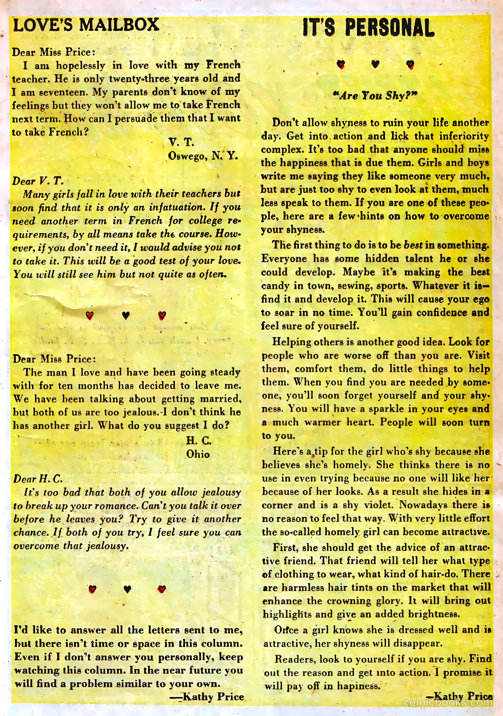 My Desire, Intimate Confessions #4 (1950) — page 22 of 34