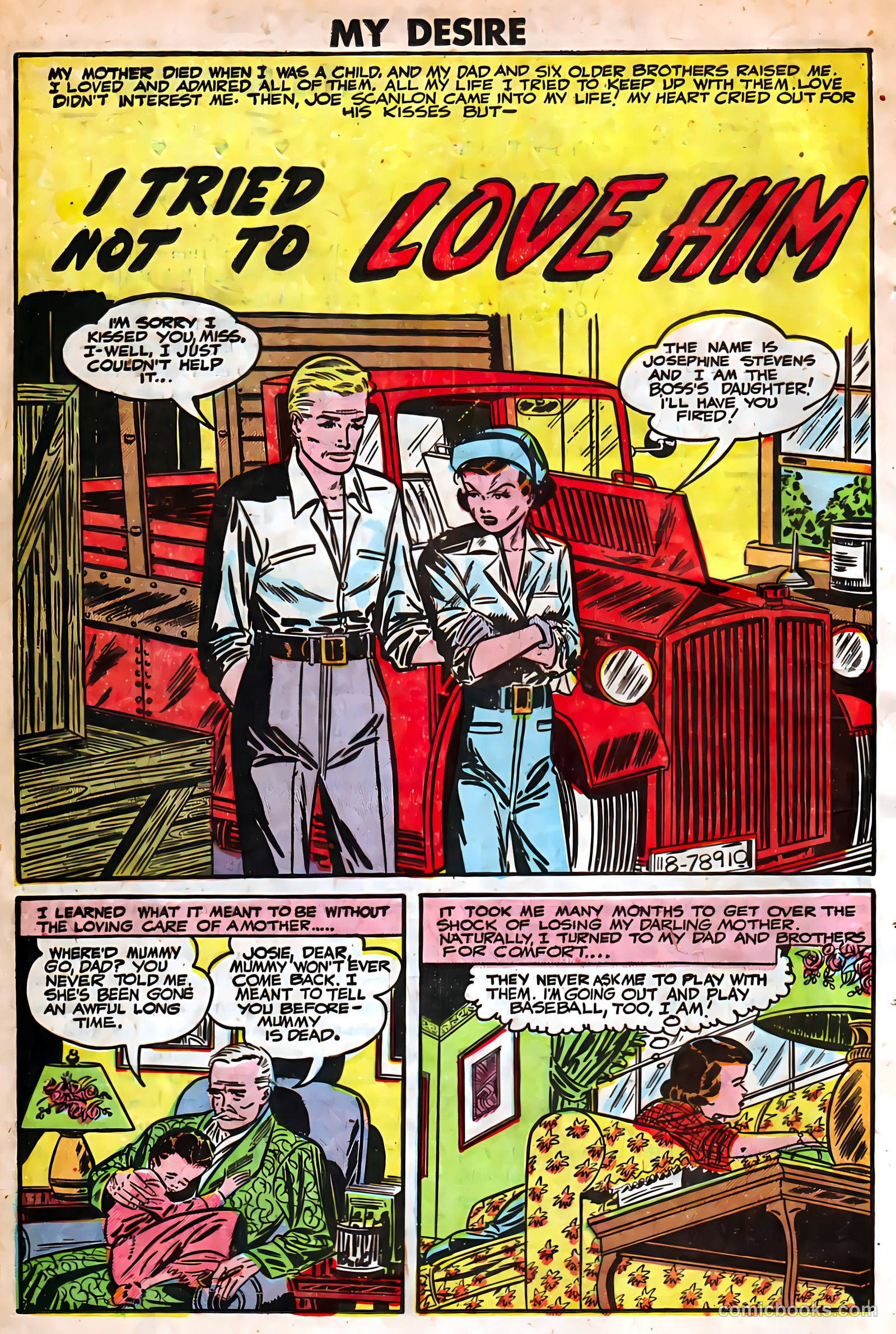 My Desire, Intimate Confessions #4 (1950) — page 23 of 34