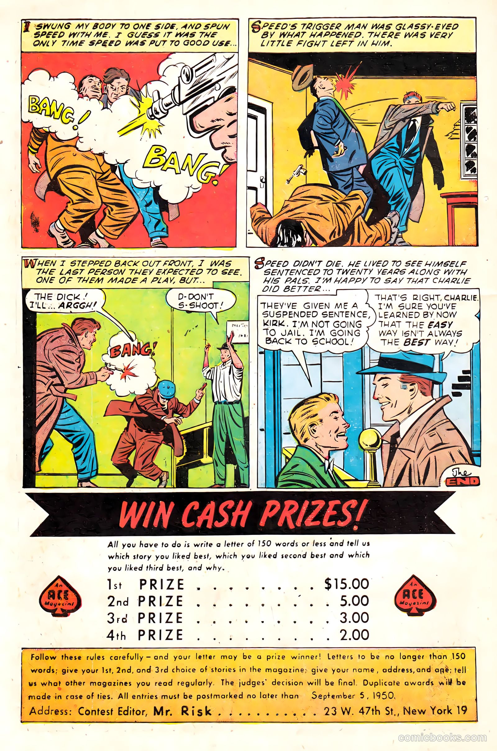 Mr. Risk #7 (1950) — page 34 of 37