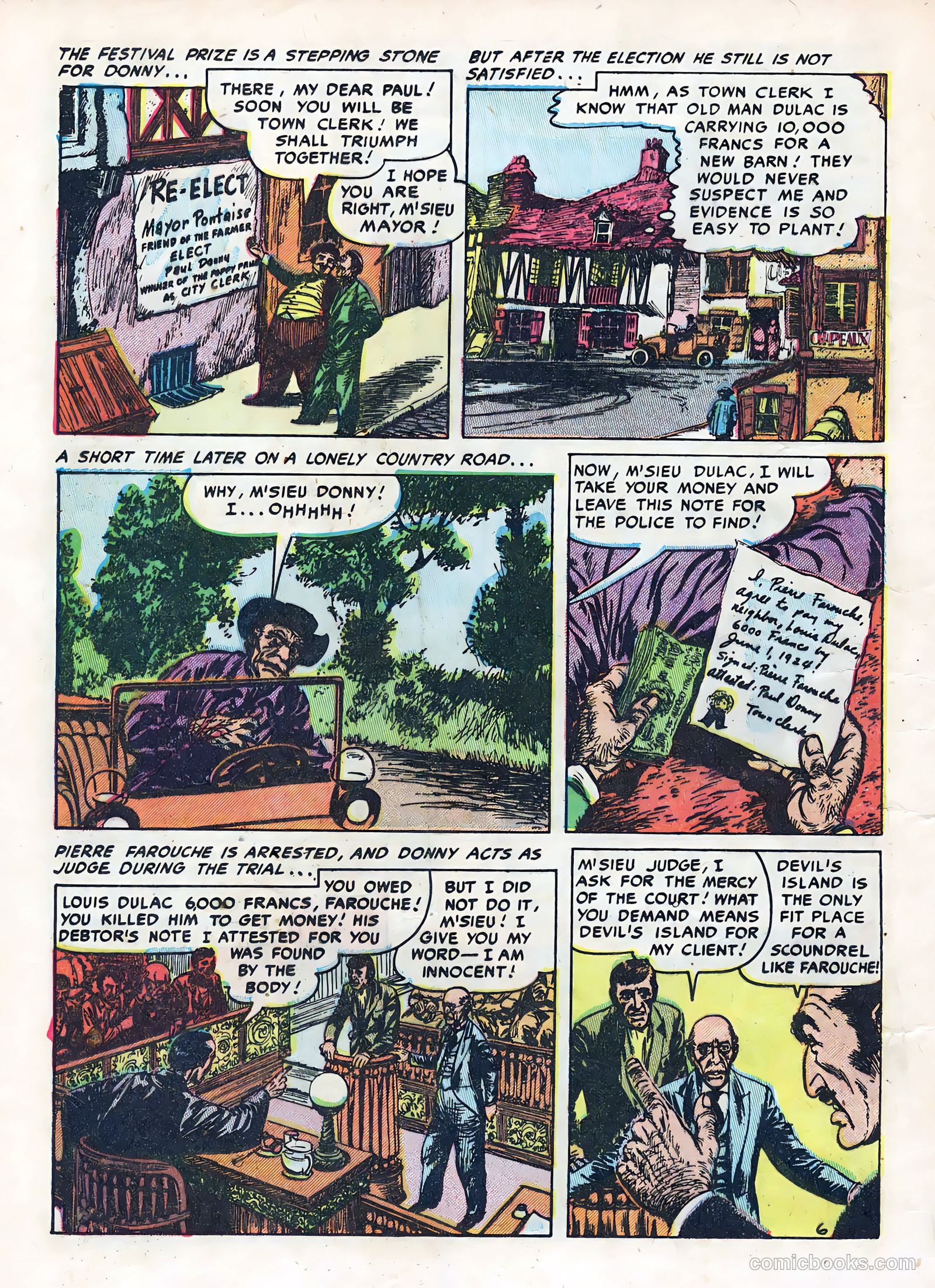 Real Clue Crime Stories #8 (1951) — page 8 of 52