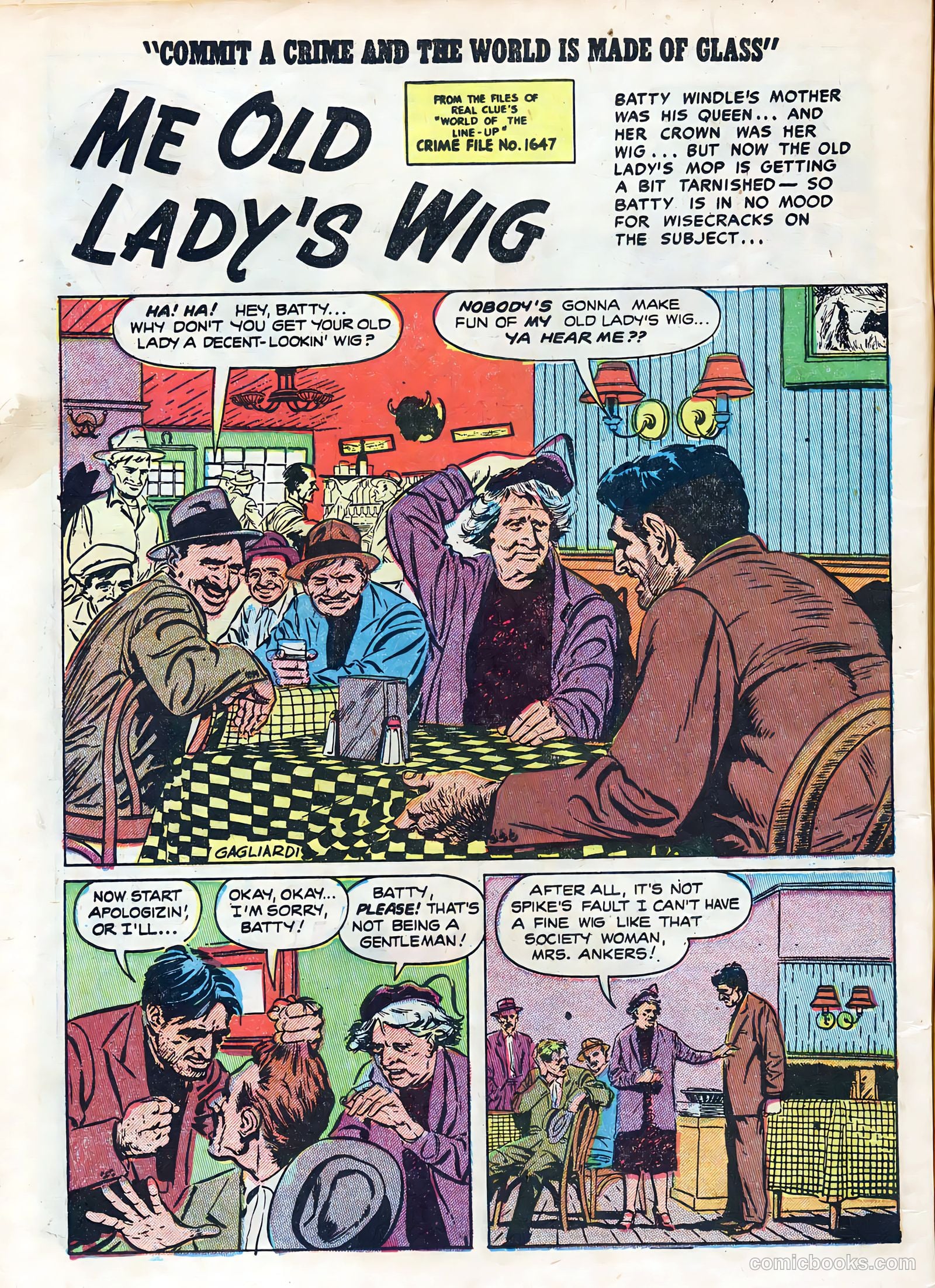 Real Clue Crime Stories #8 (1951) — page 10 of 52
