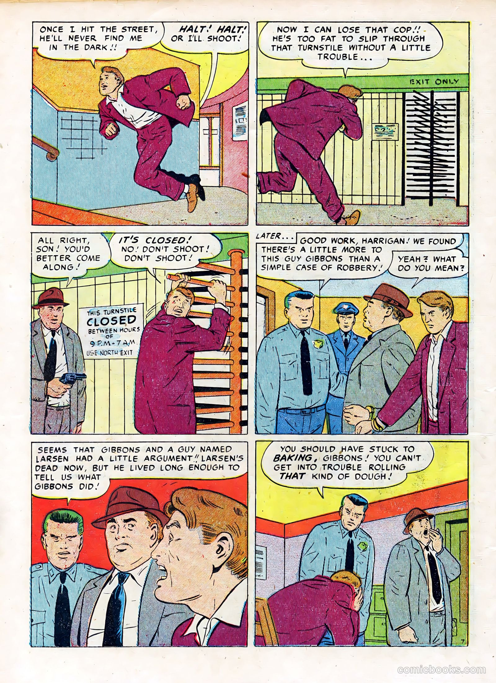 Real Clue Crime Stories #8 (1951) — page 22 of 52