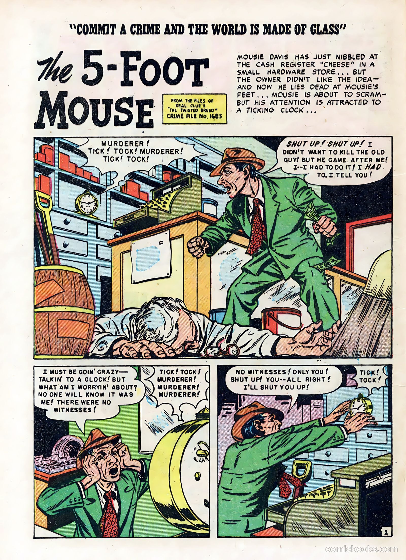 Real Clue Crime Stories #8 (1951) — page 40 of 52