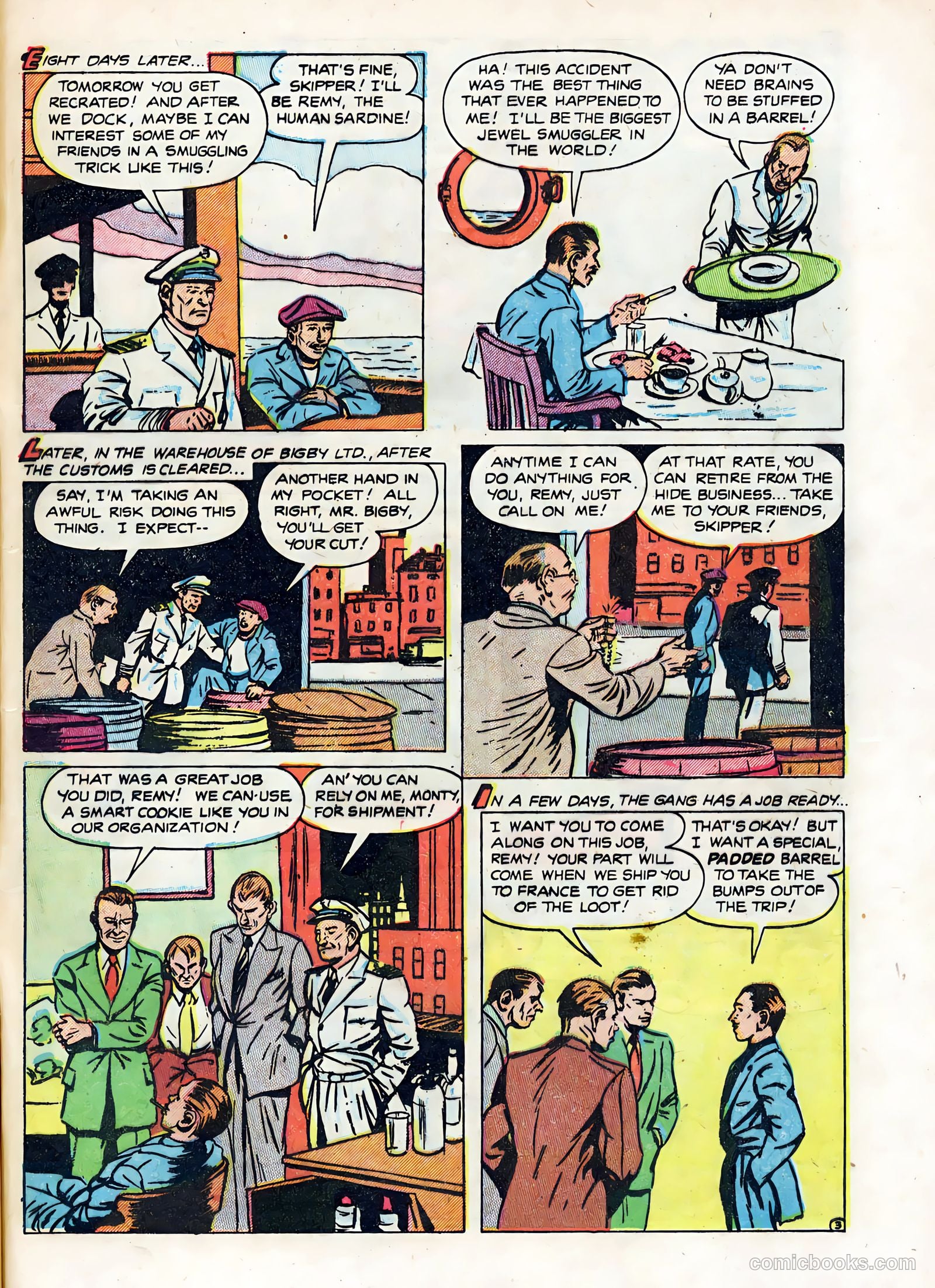 Real Clue Crime Stories #8 (1951) — page 45 of 52