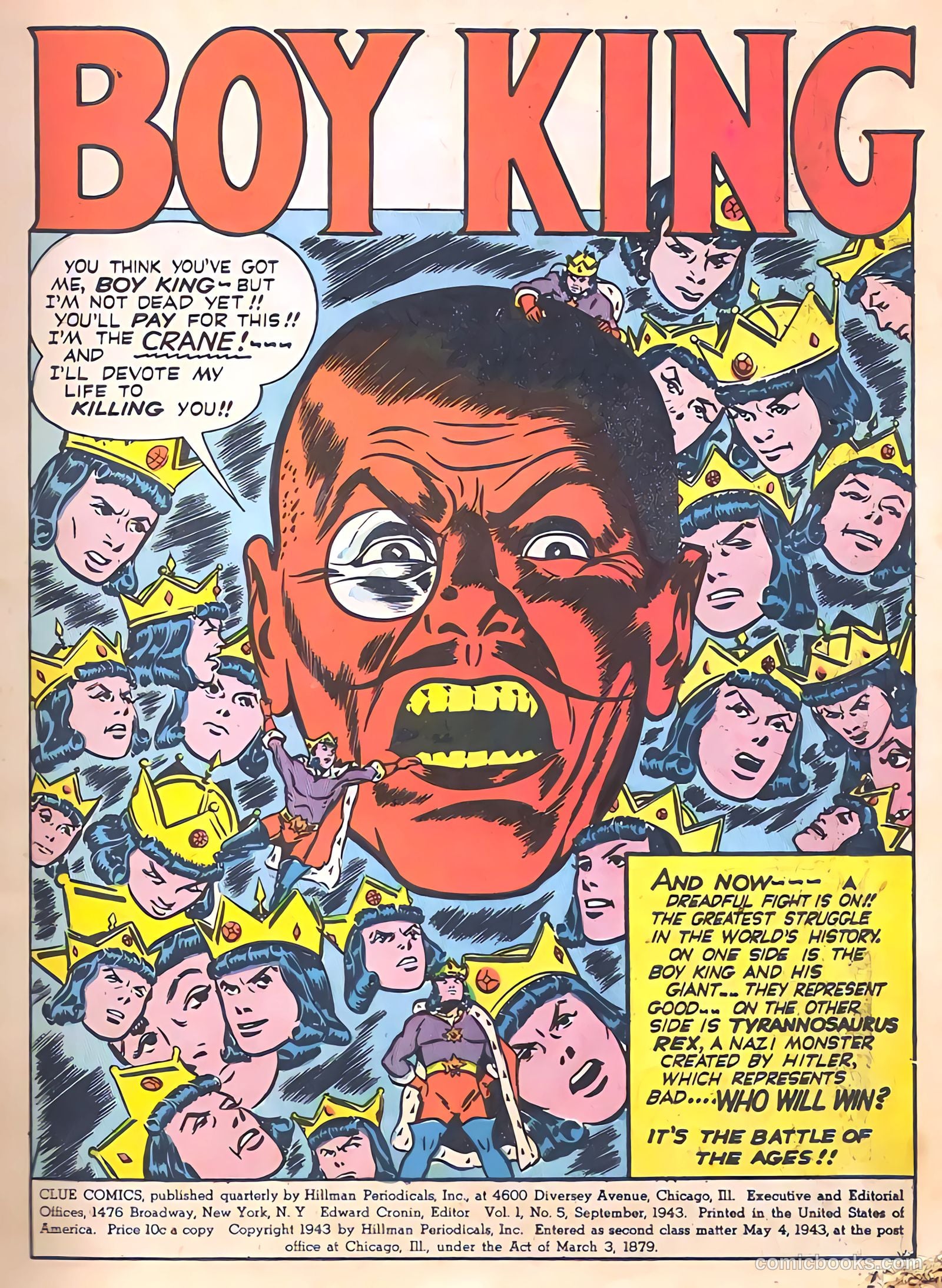 Clue Comics #5 (1943) — page 3 of 69