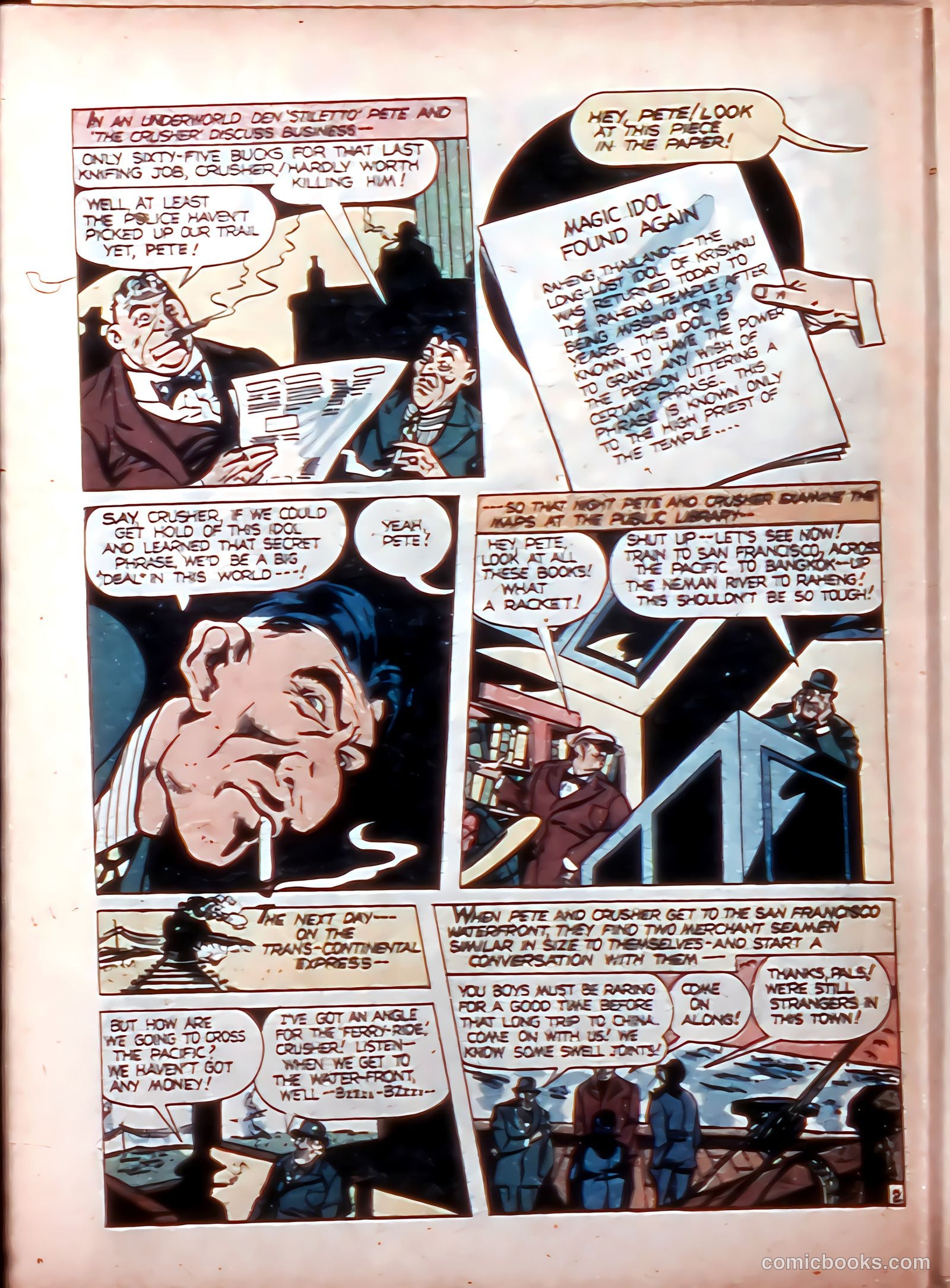 Clue Comics #11 (1943) — page 34 of 52