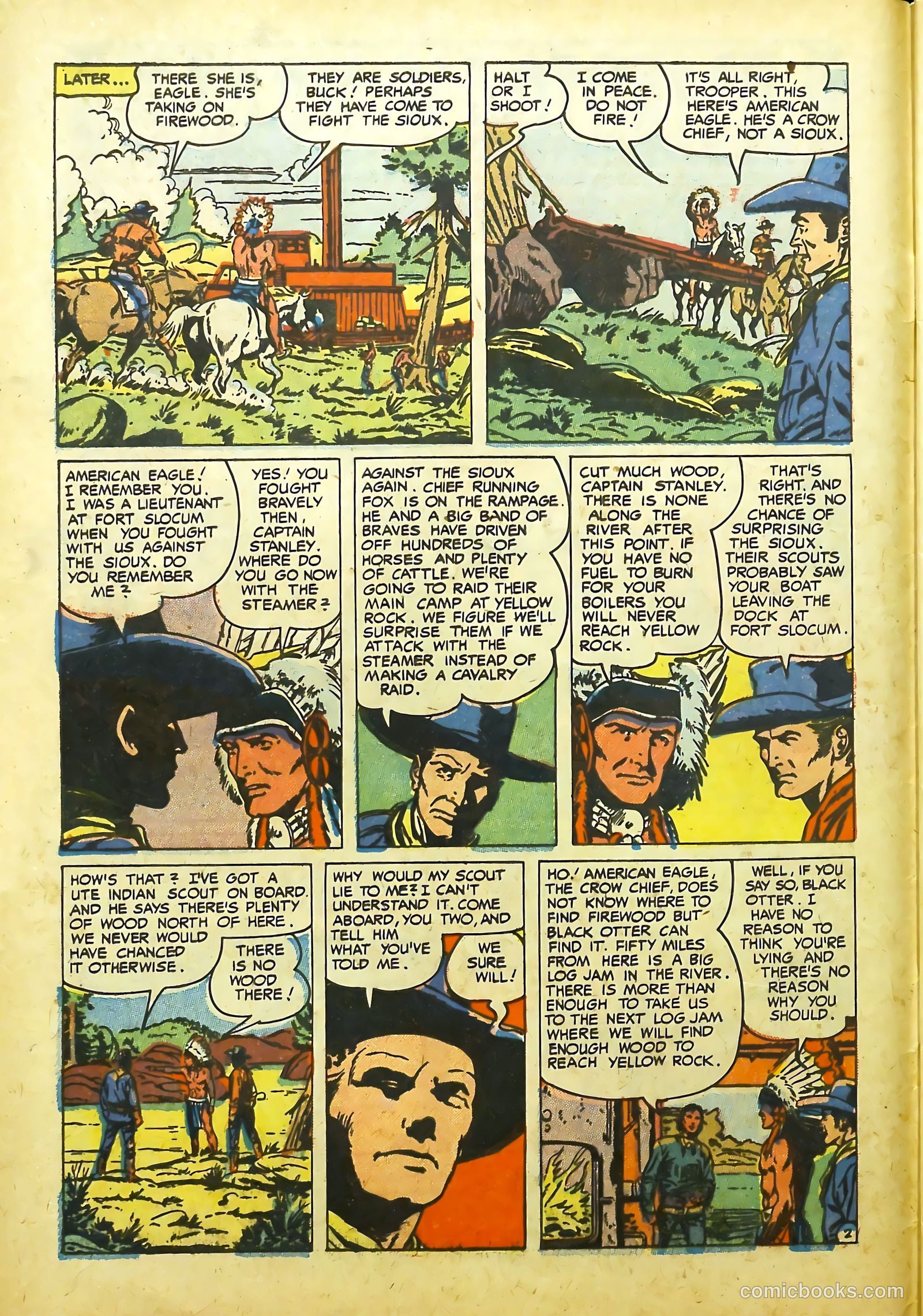 Prize Comics Western #118 (1950) — page 4 of 36