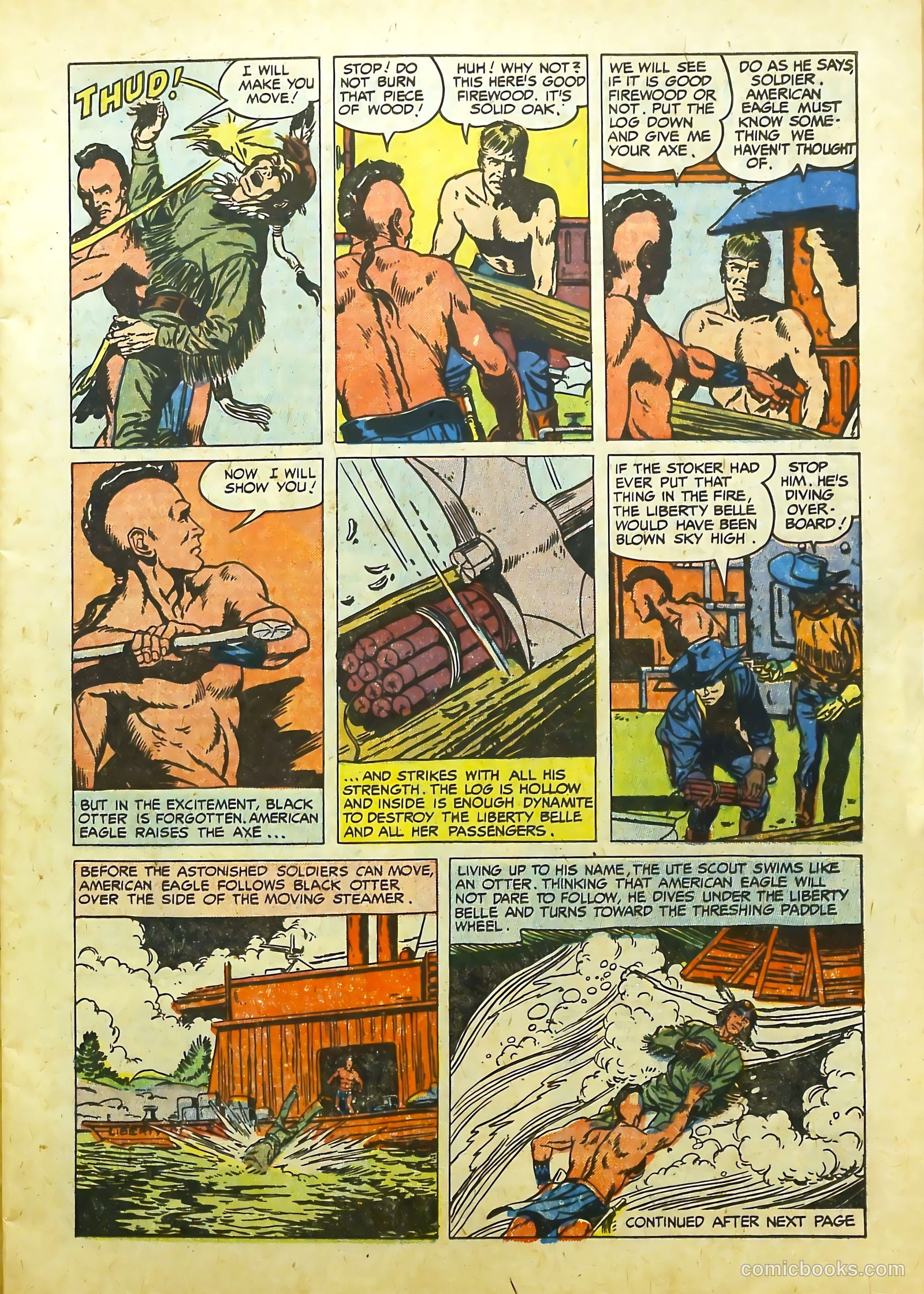 Prize Comics Western #118 (1950) — page 7 of 36