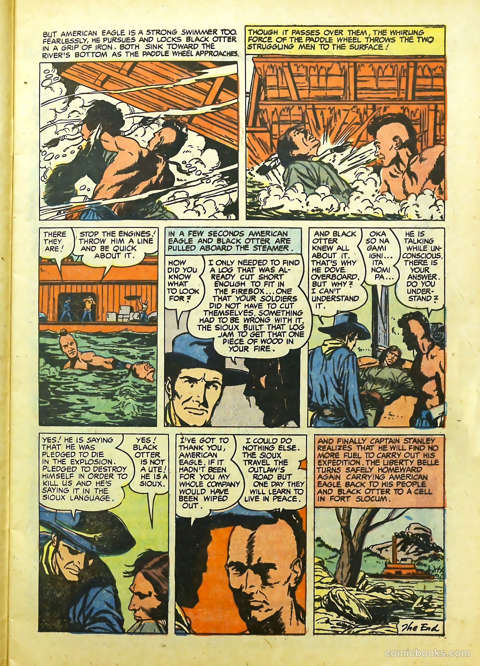 Prize Comics Western #118 (1950) — page 9 of 36