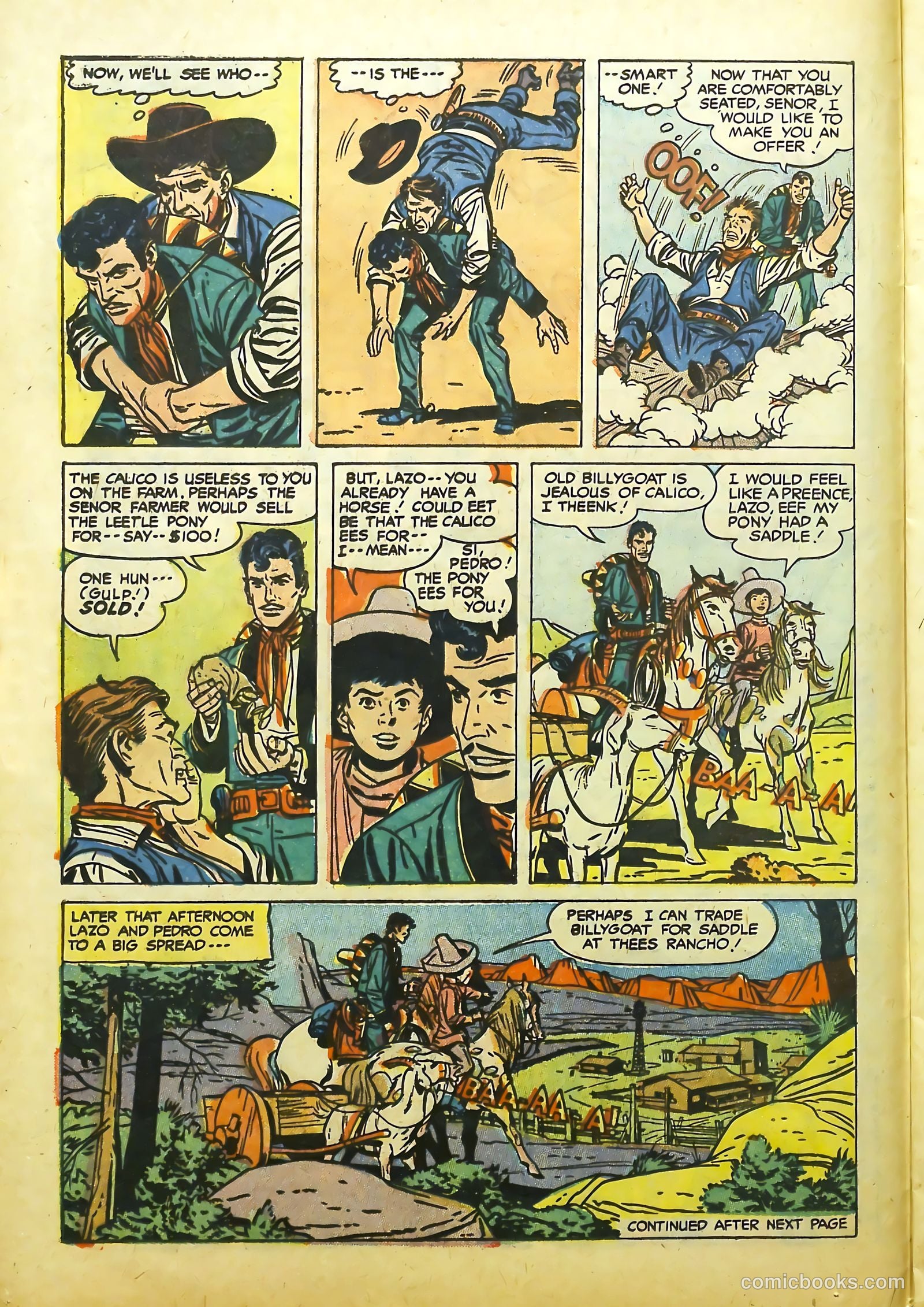 Prize Comics Western #118 (1950) — page 12 of 36