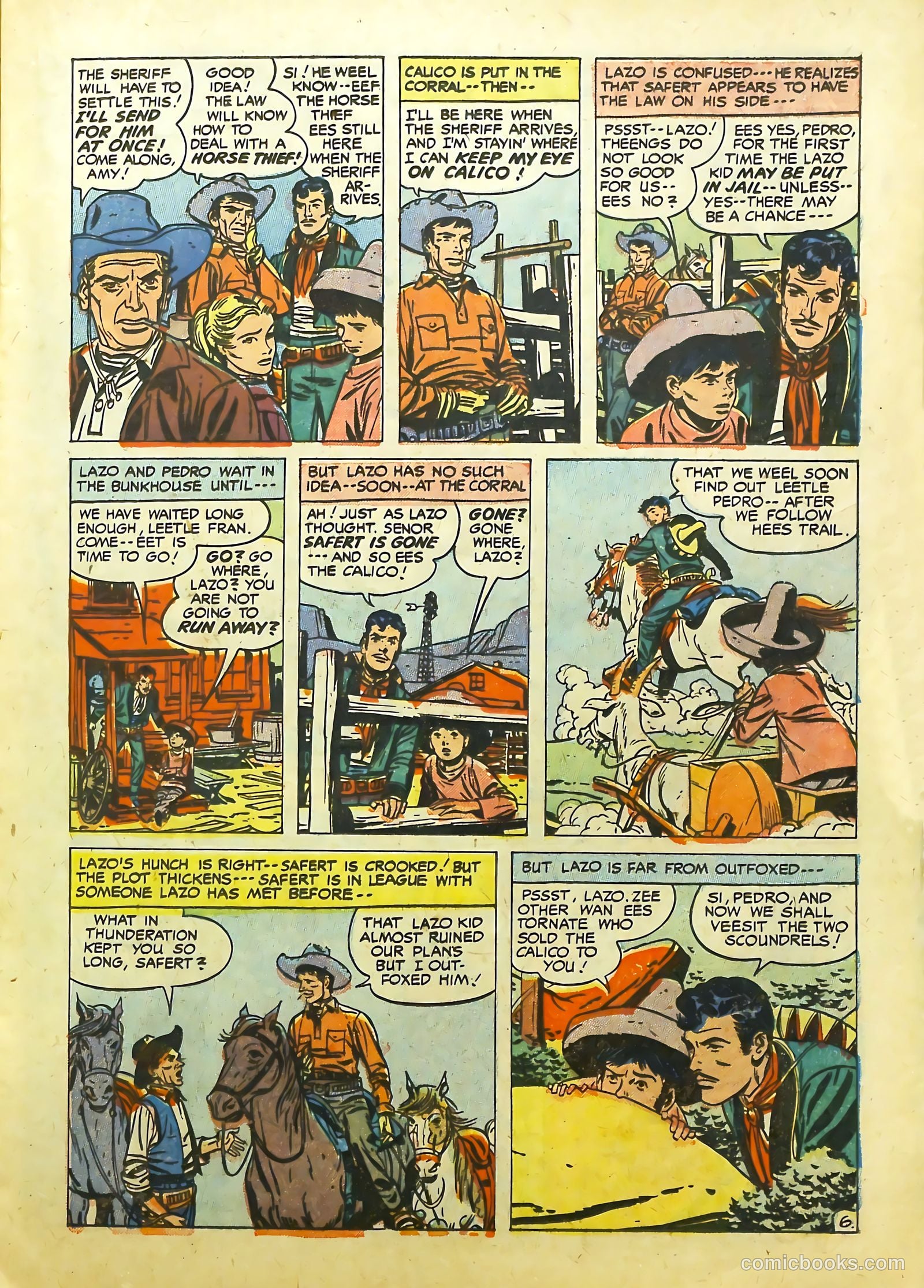 Prize Comics Western #118 (1950) — page 17 of 36