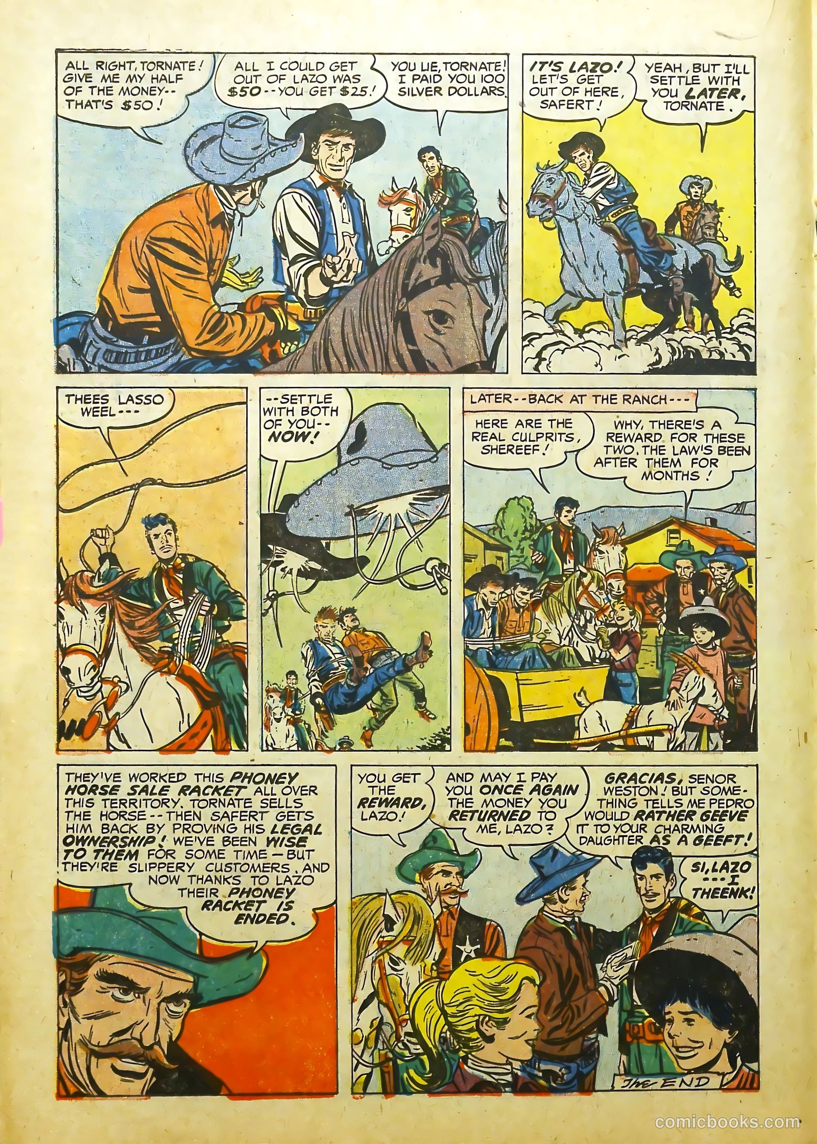 Prize Comics Western #118 (1950) — page 18 of 36
