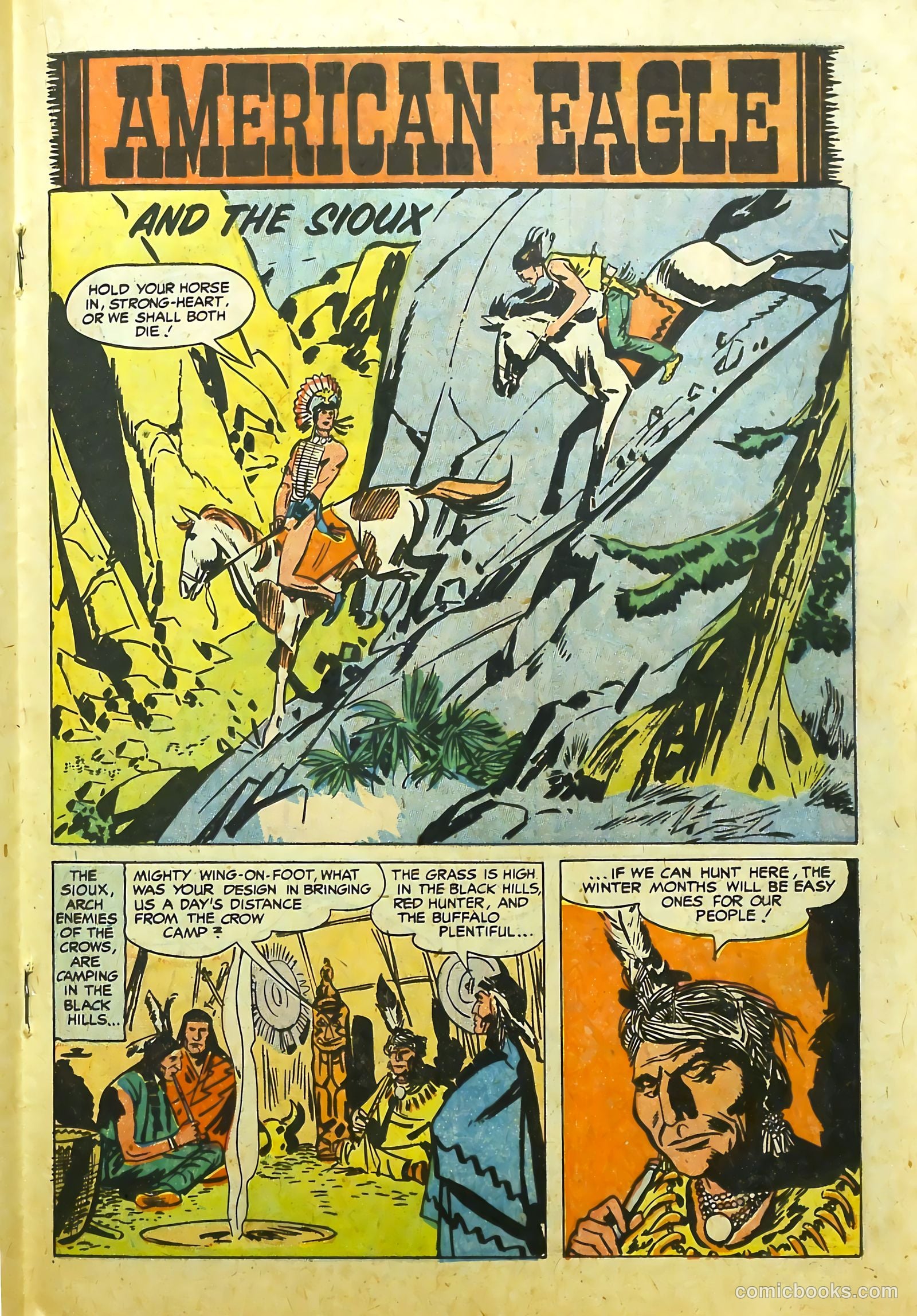 Prize Comics Western #118 (1950) — page 19 of 36