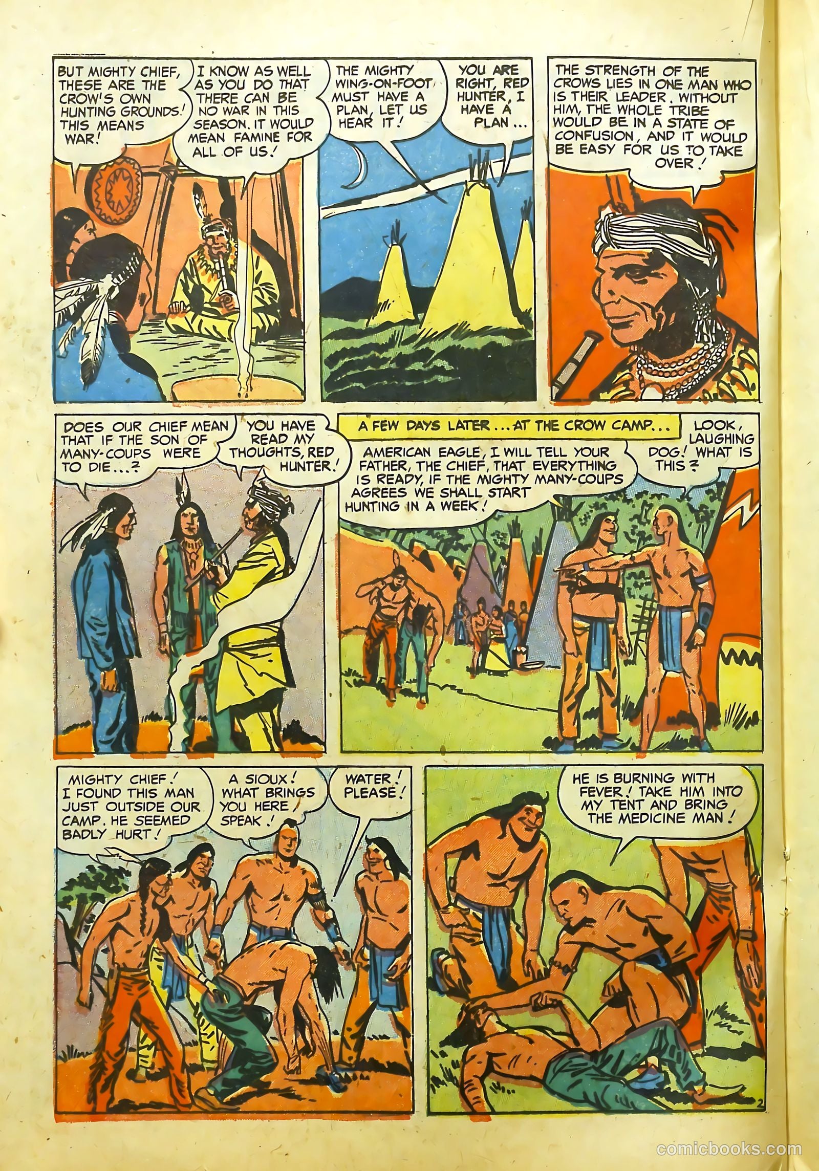 Prize Comics Western #118 (1950) — page 20 of 36