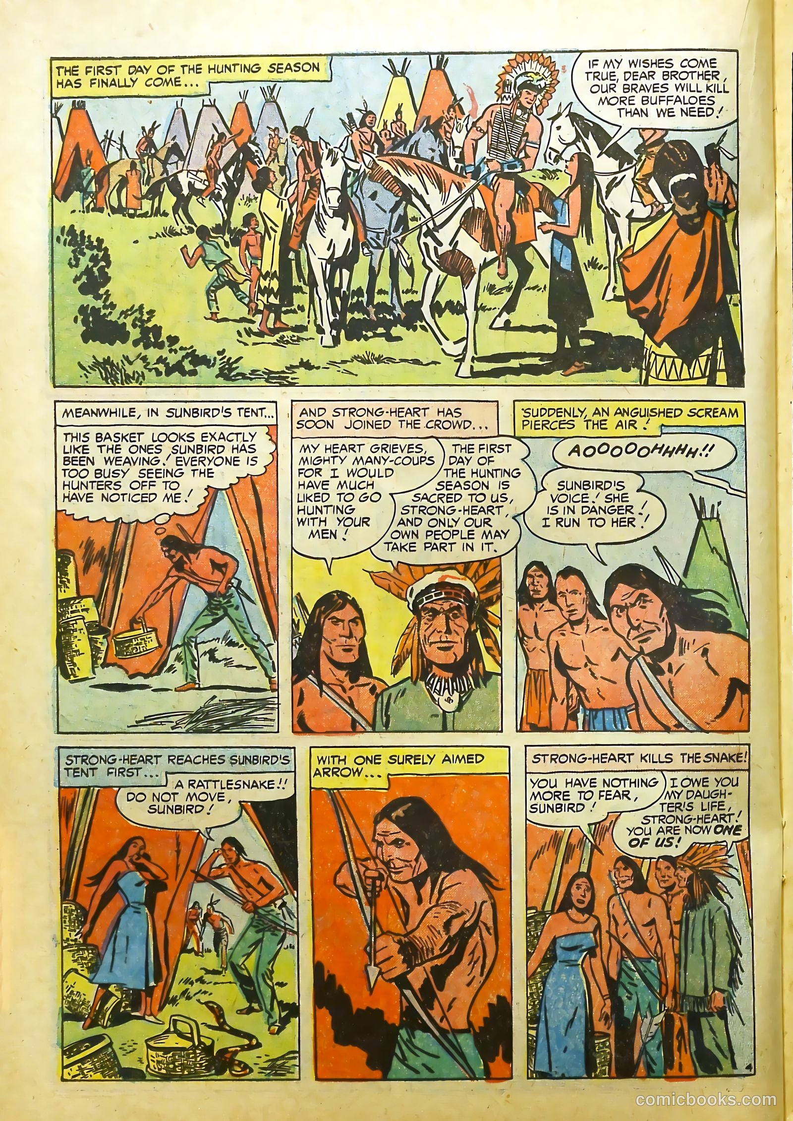 Prize Comics Western #118 (1950) — page 22 of 36