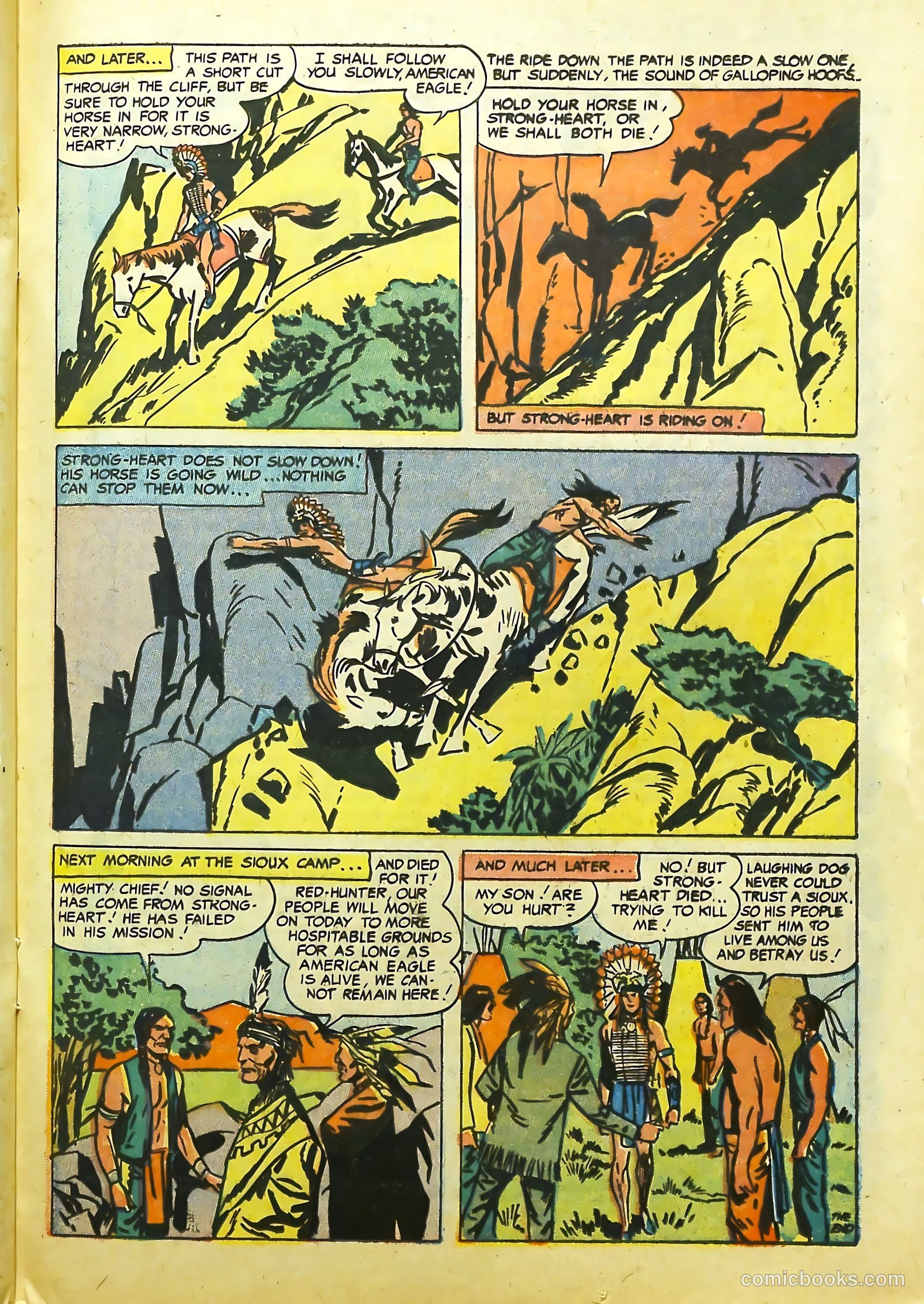 Prize Comics Western #118 (1950) — page 25 of 36