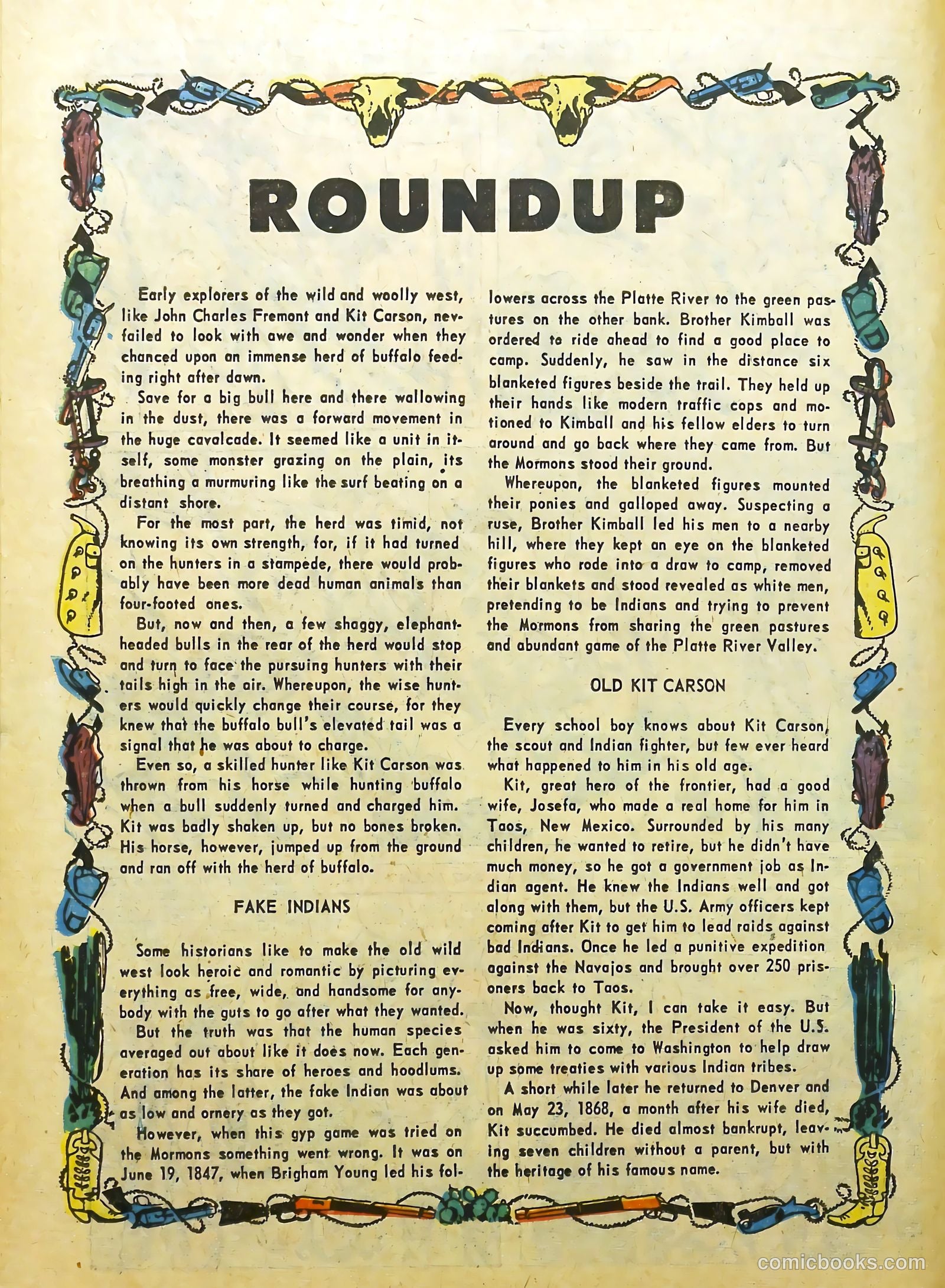 Prize Comics Western #118 (1950) — page 26 of 36