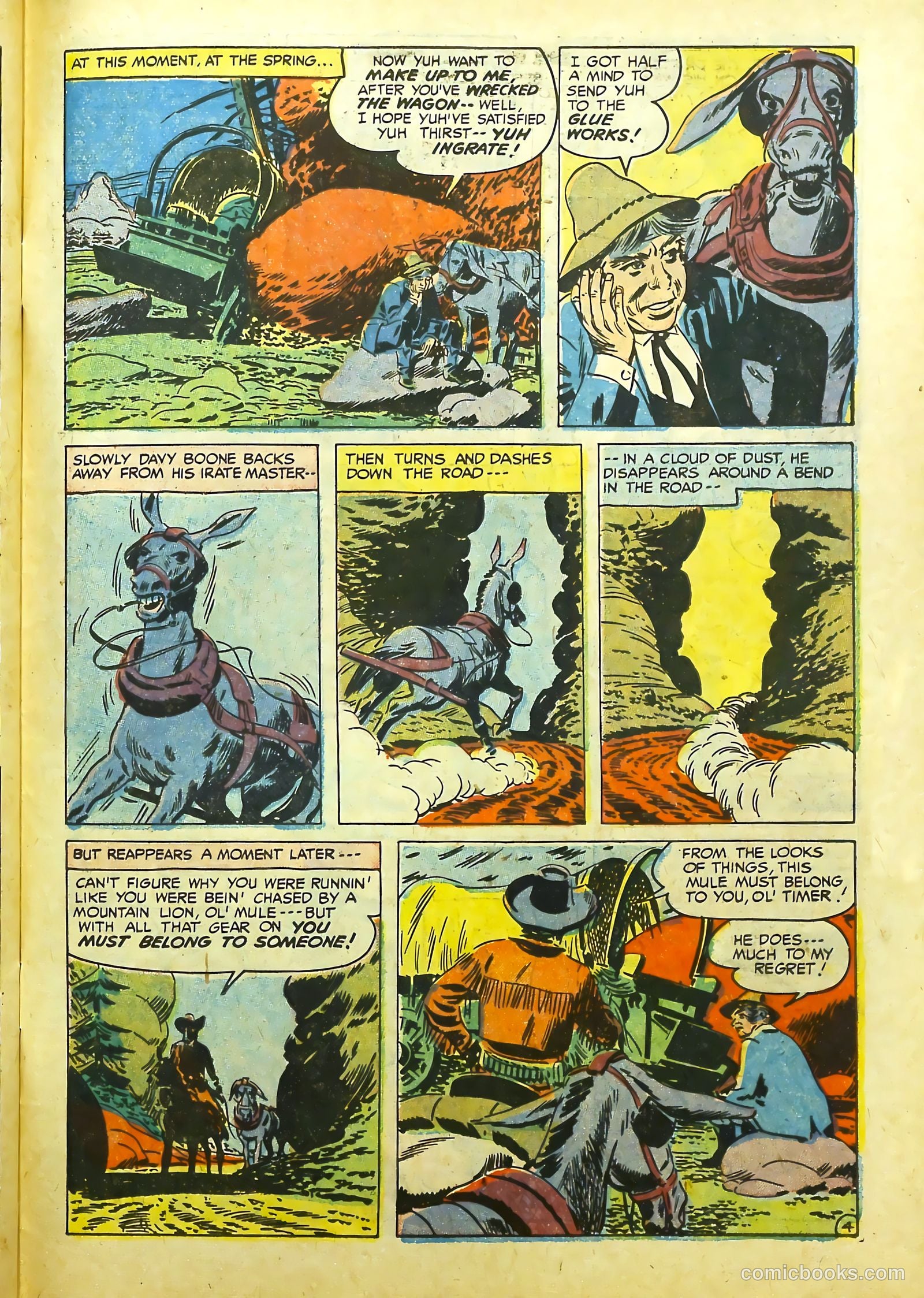 Prize Comics Western #118 (1950) — page 31 of 36