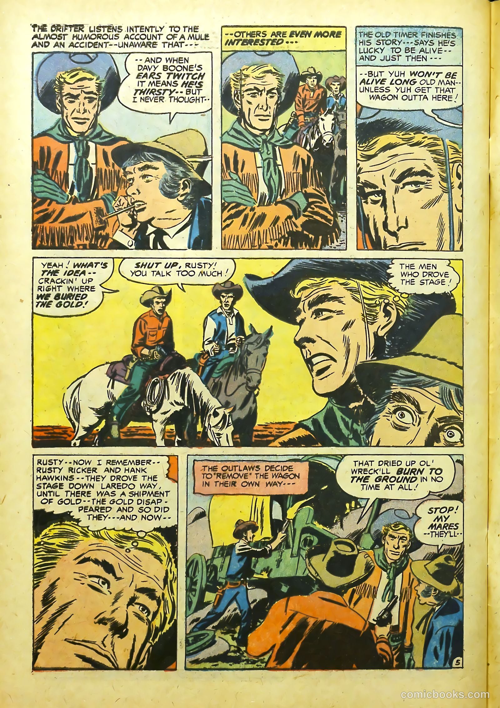 Prize Comics Western #118 (1950) — page 32 of 36