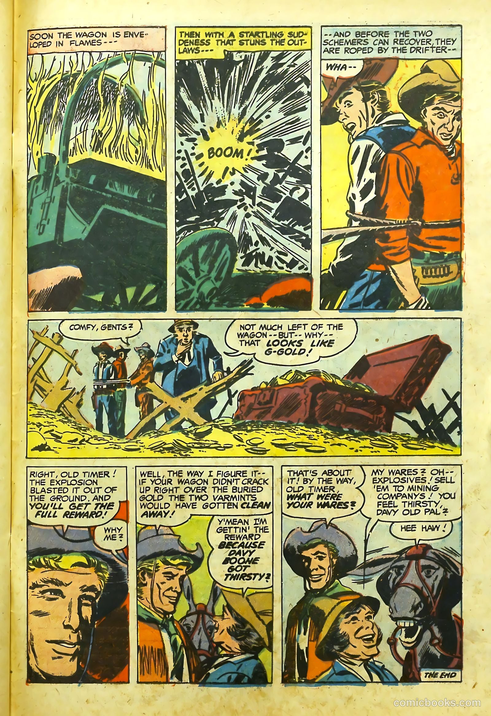 Prize Comics Western #118 (1950) — page 33 of 36